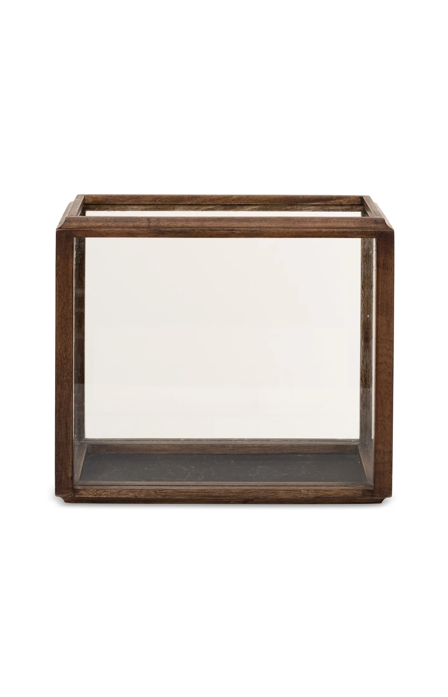 Rectangular mango wood lantern - Image 3