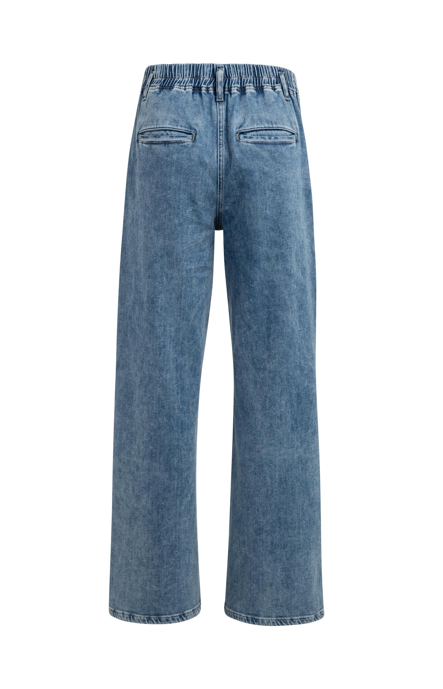 Relaxed jeans with drawstring waist - Image 7