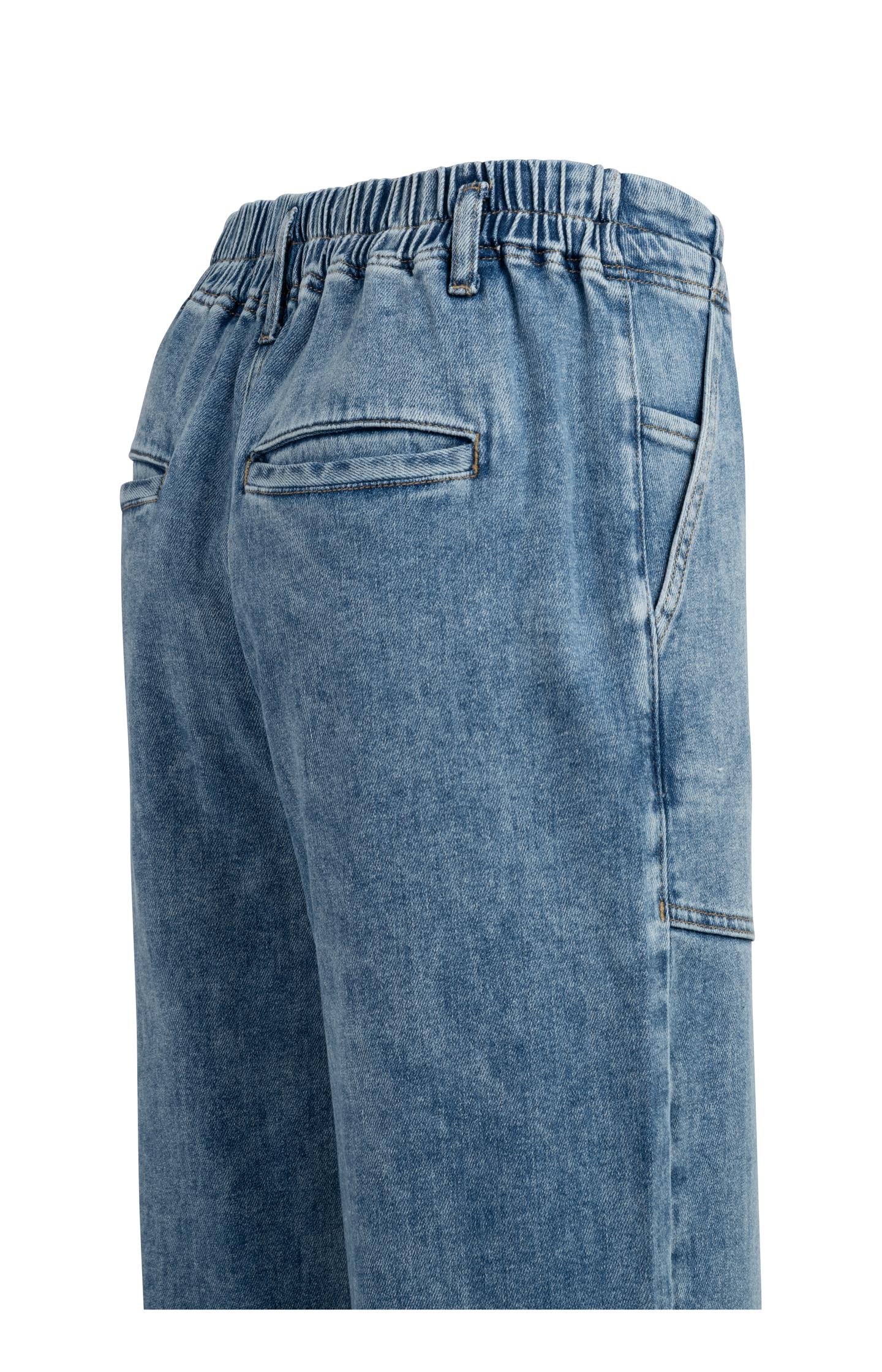 Relaxed jeans with drawstring waist - Image 9