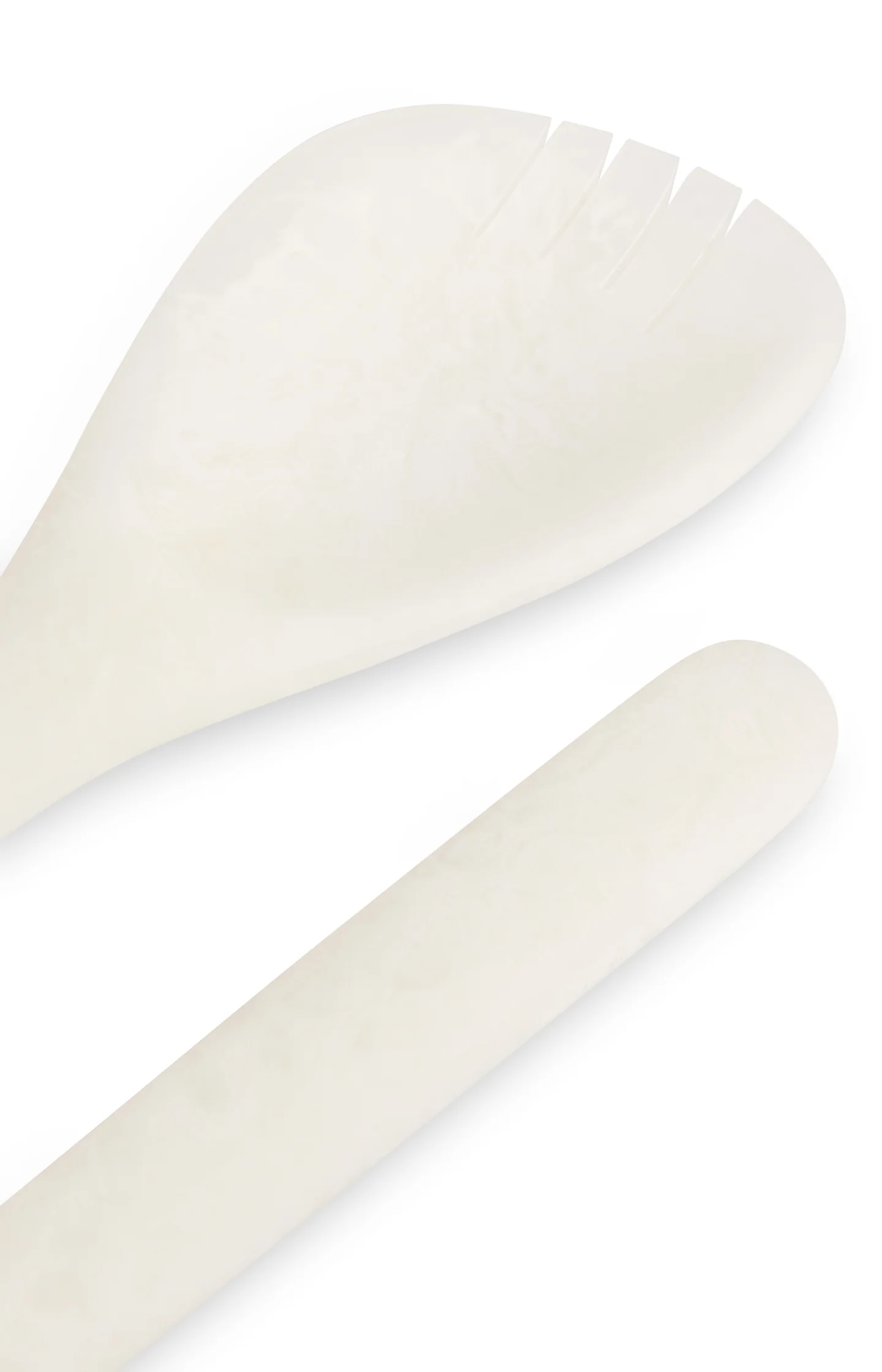 Resin salad servers with marbled finish - Image 3