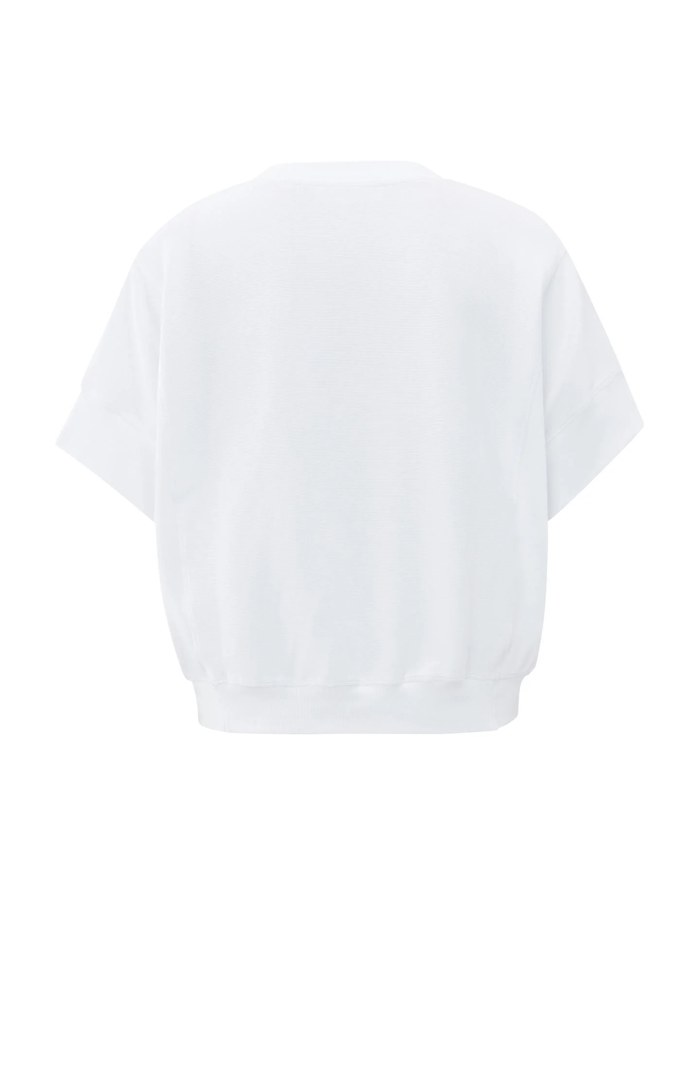 Ribbed jersey top with short sleeves - Image 6