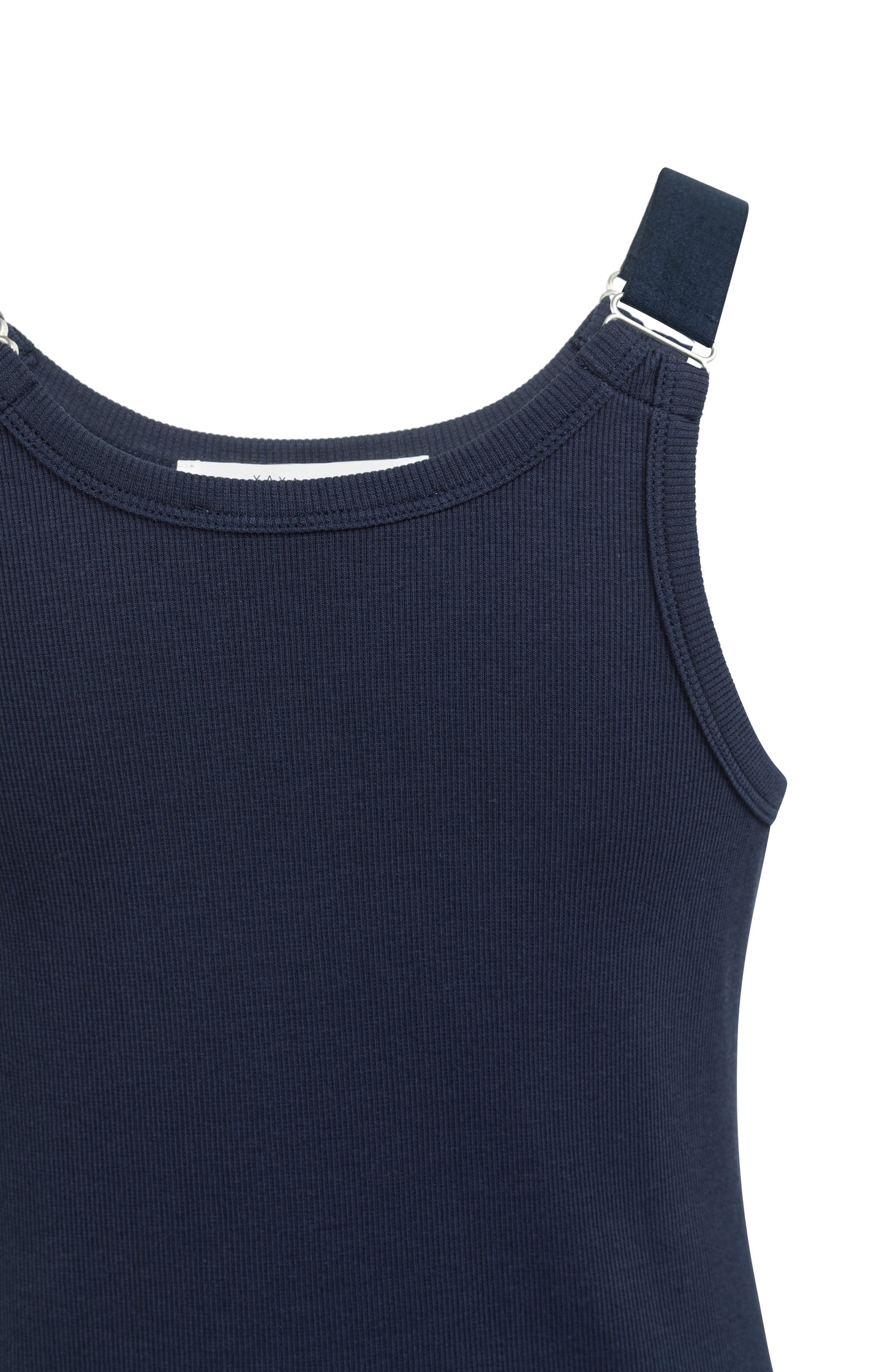 Ribbed singlet with ring details on the shoulder straps - Image 7