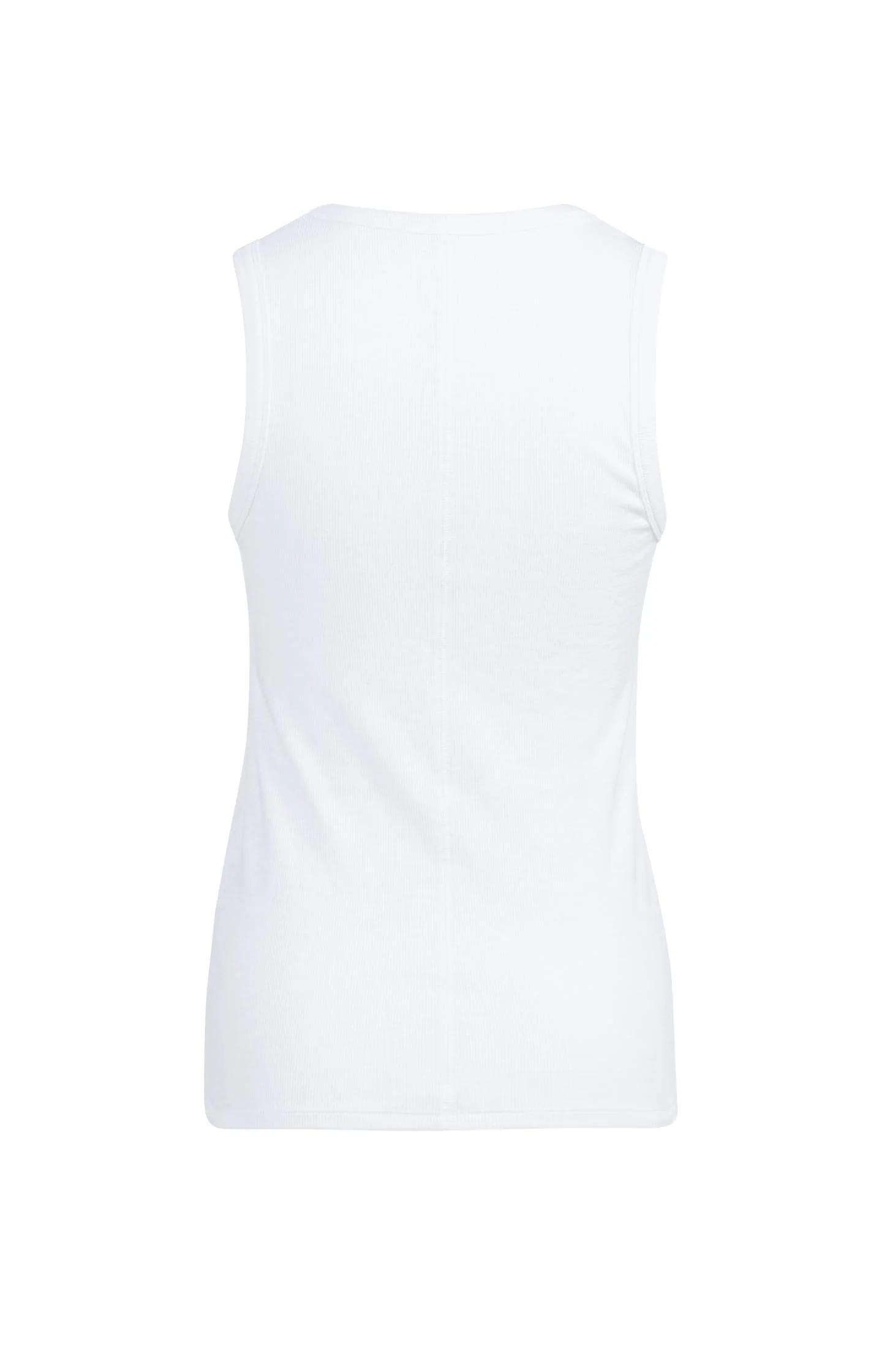 Ribbed singlet with round neckline - Image 6