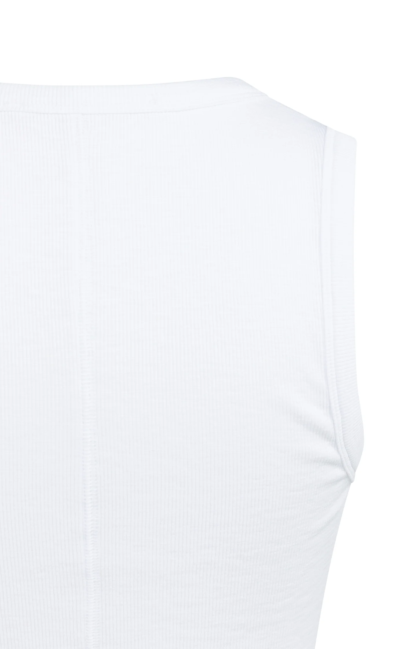 Ribbed singlet with round neckline - Image 7