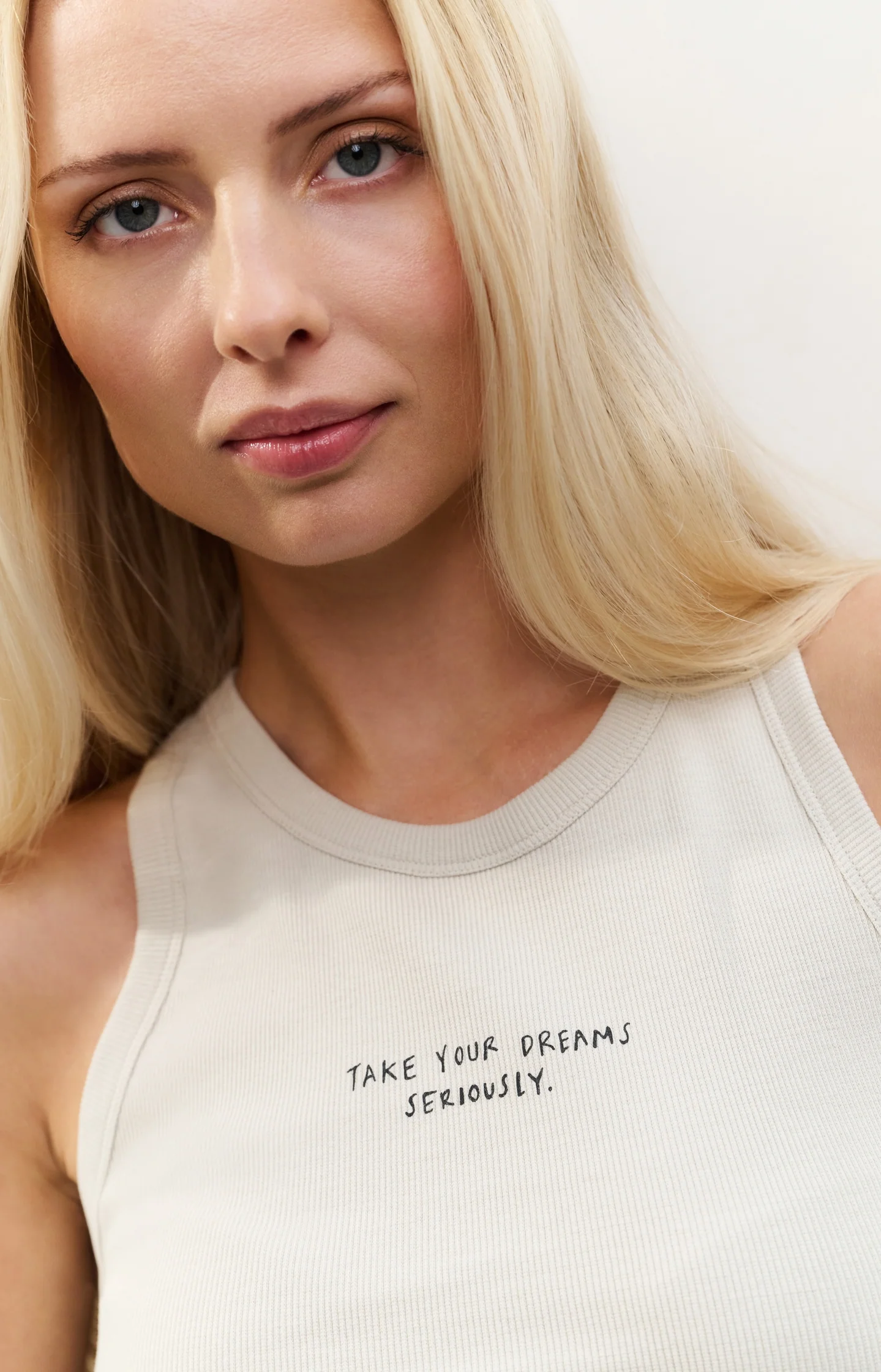 Ribbed singlet with subtle frontprint - Image 3