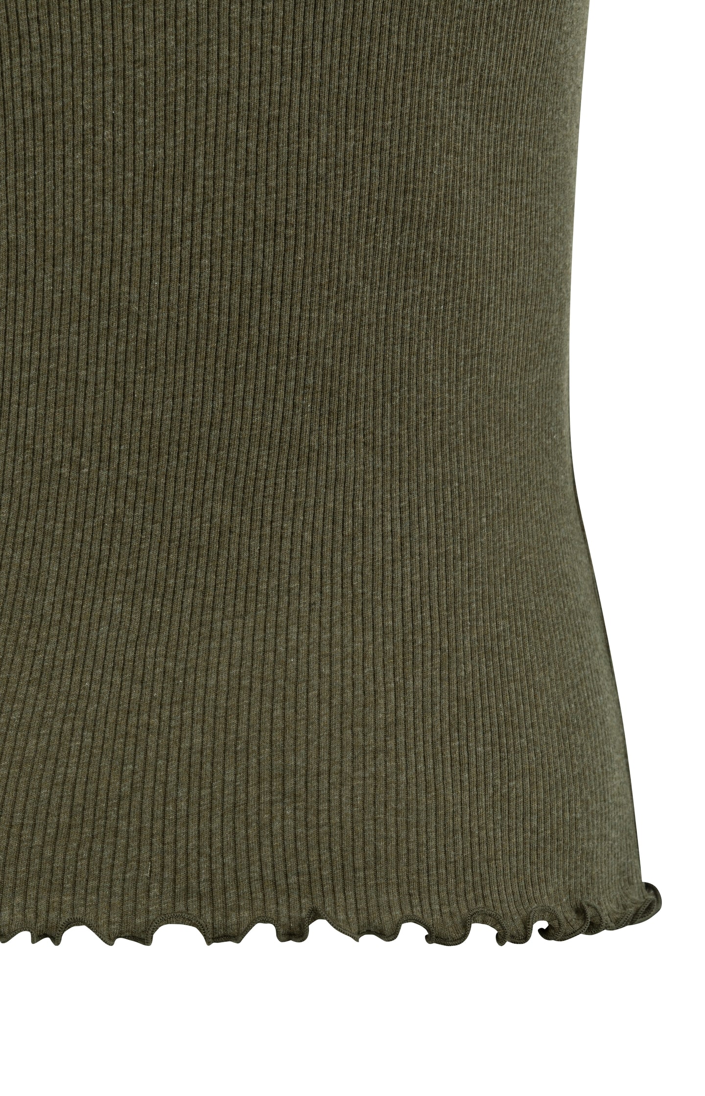 Ribbed sleeveless top with ruffled edges - Image 10