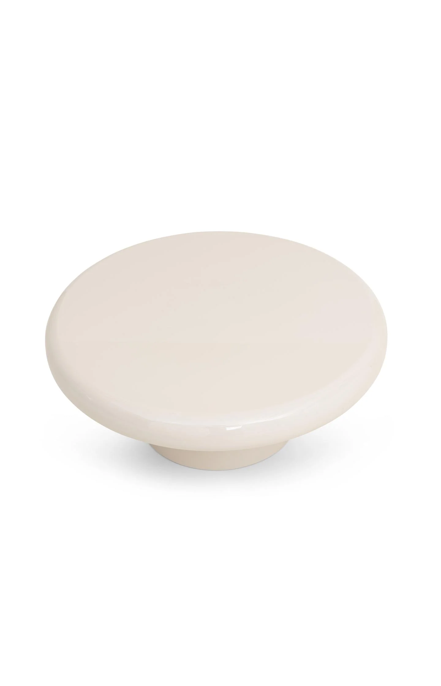 Round coffee table with glossy finish - large - Image 3