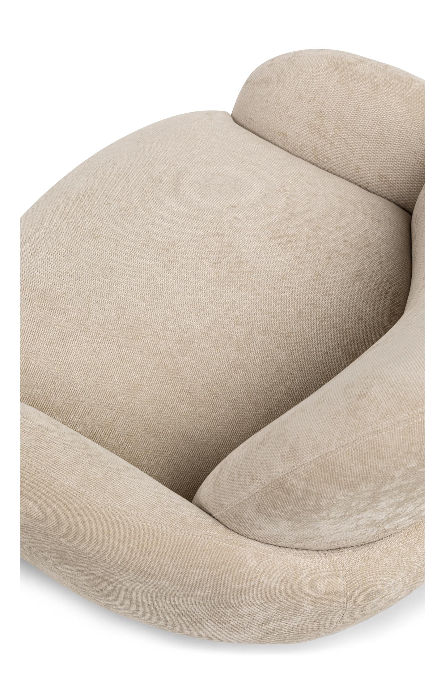 Round swivel lounge chair - Image 5