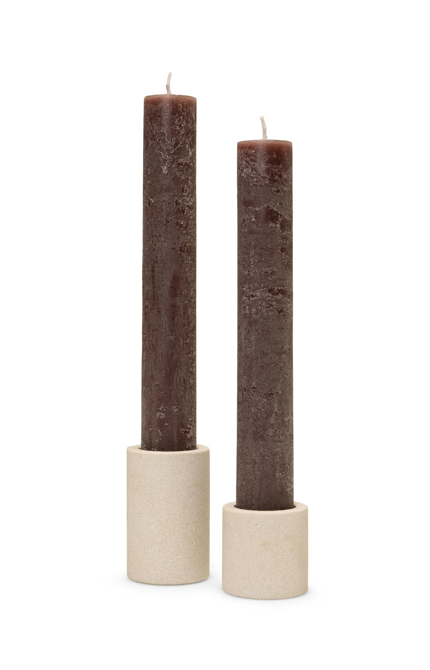 Rustic dinner candles - set of 2 - Image 3