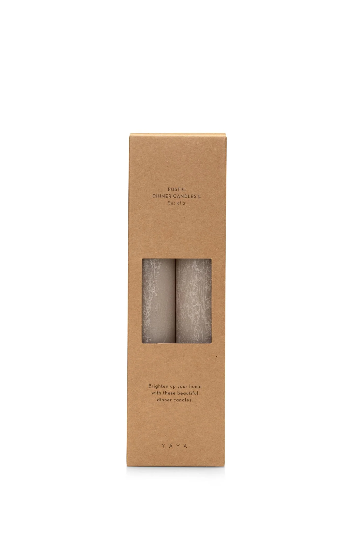 Rustic dinner candles - set of 2 - Image 3