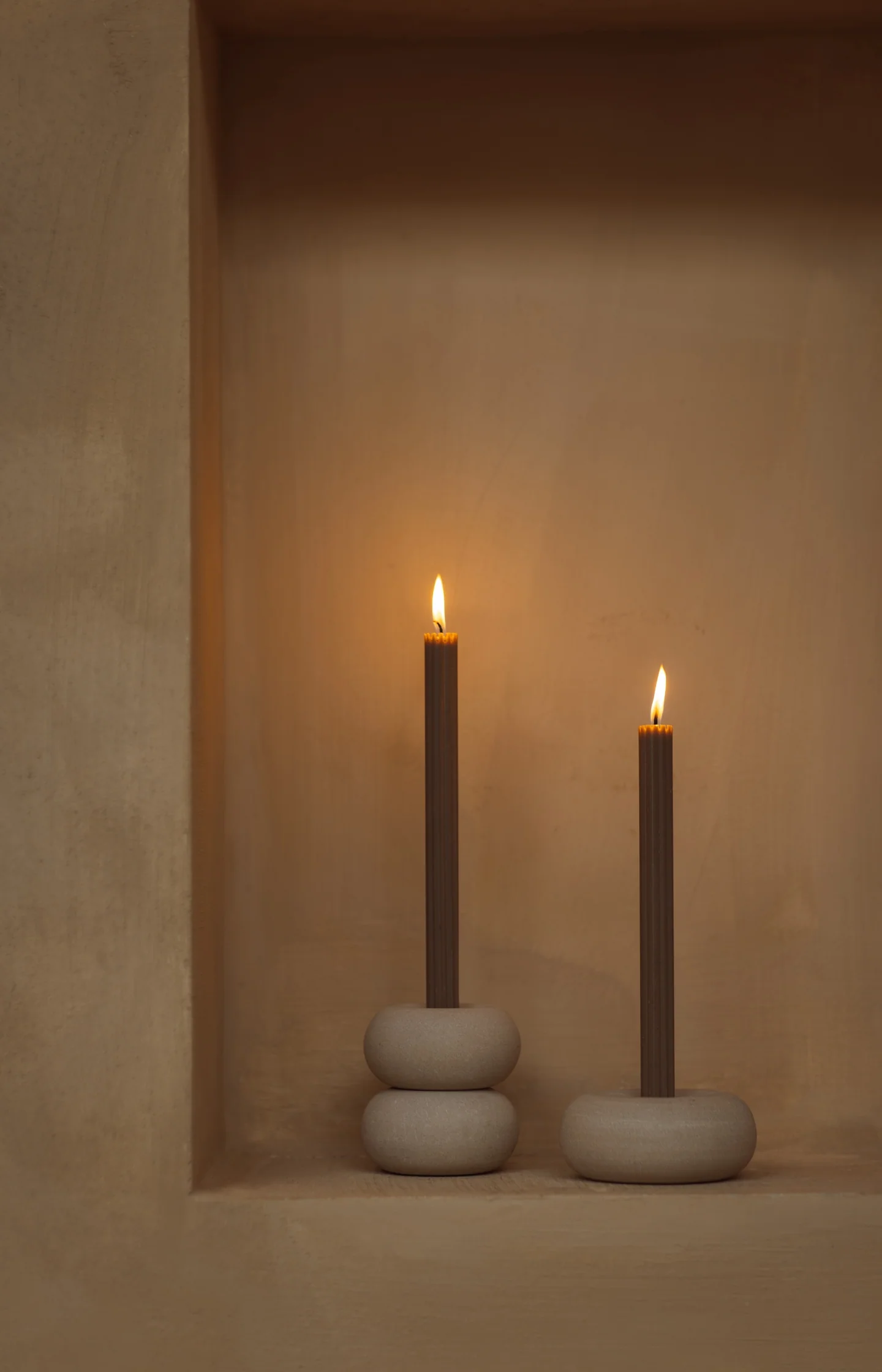 Sandstone candle holder - small - Image 4