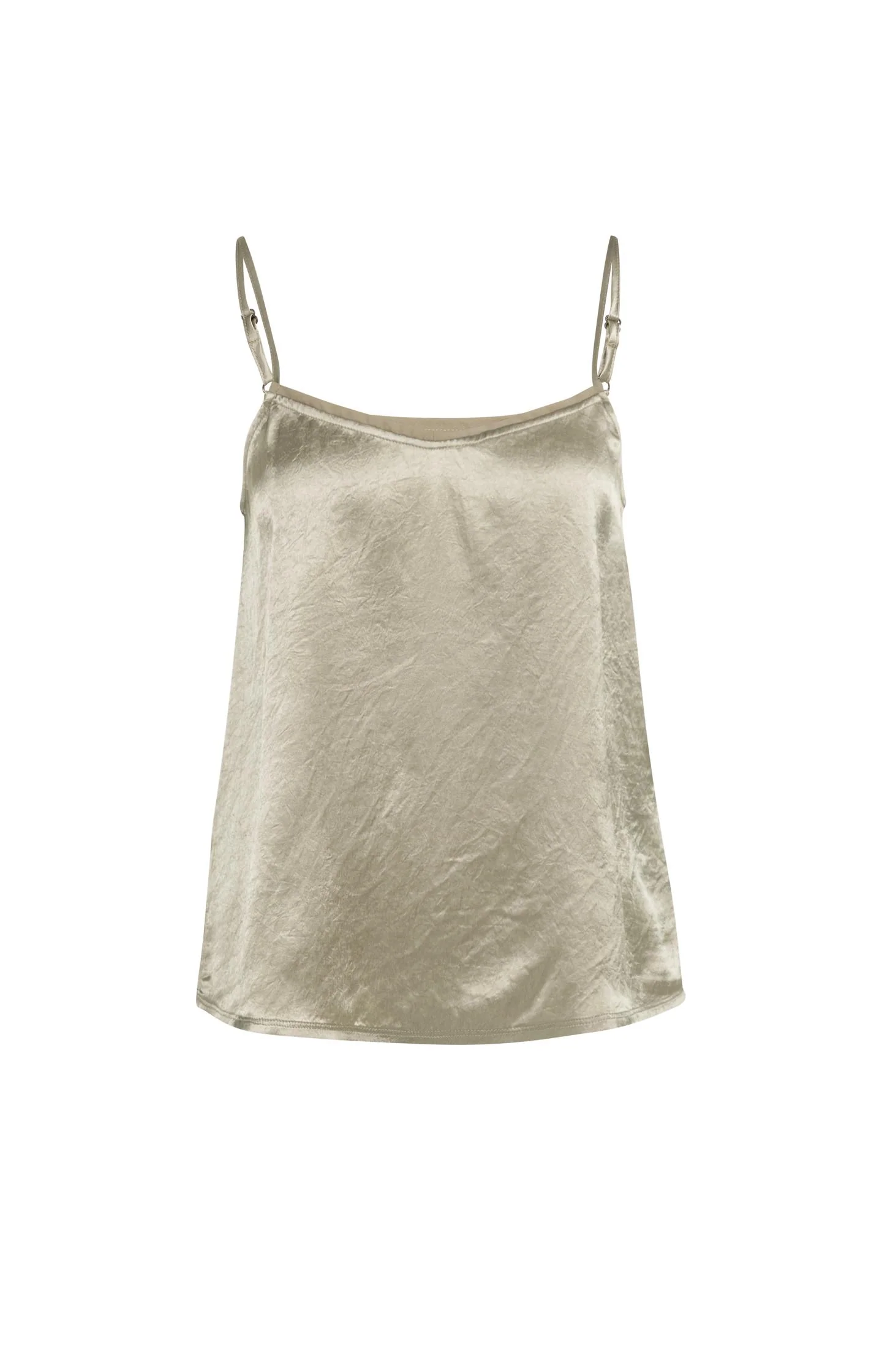 Satin singlet with sheer detail - Image 2