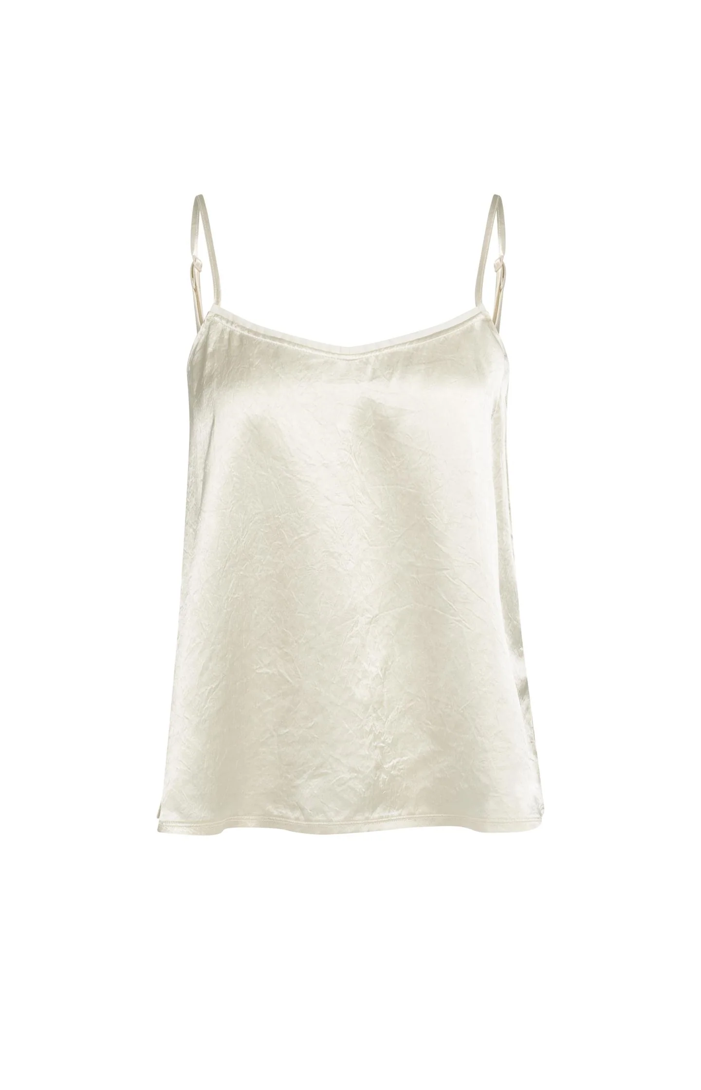Satin singlet with sheer detail - Image 2