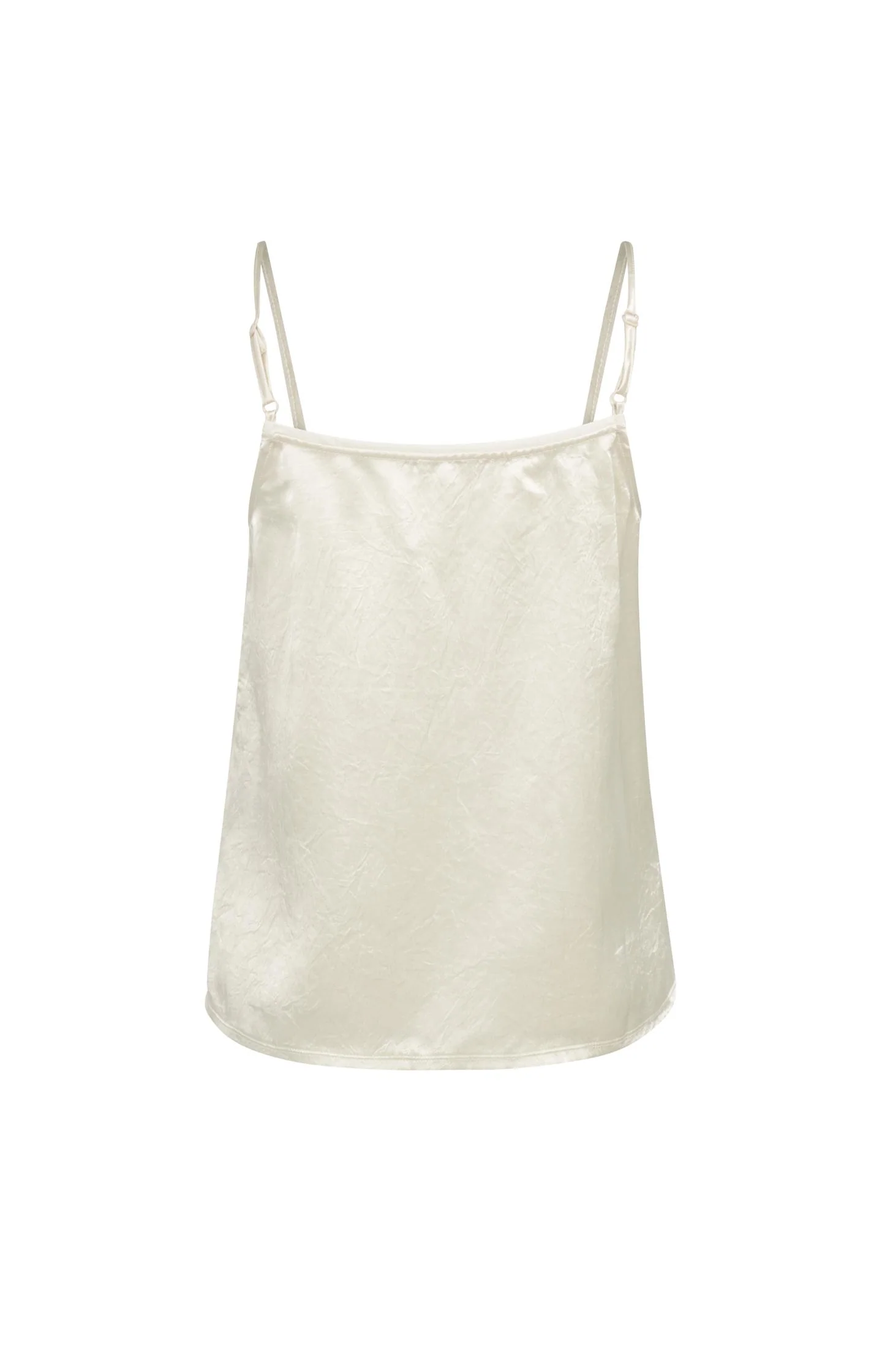 Satin singlet with sheer detail - Image 5