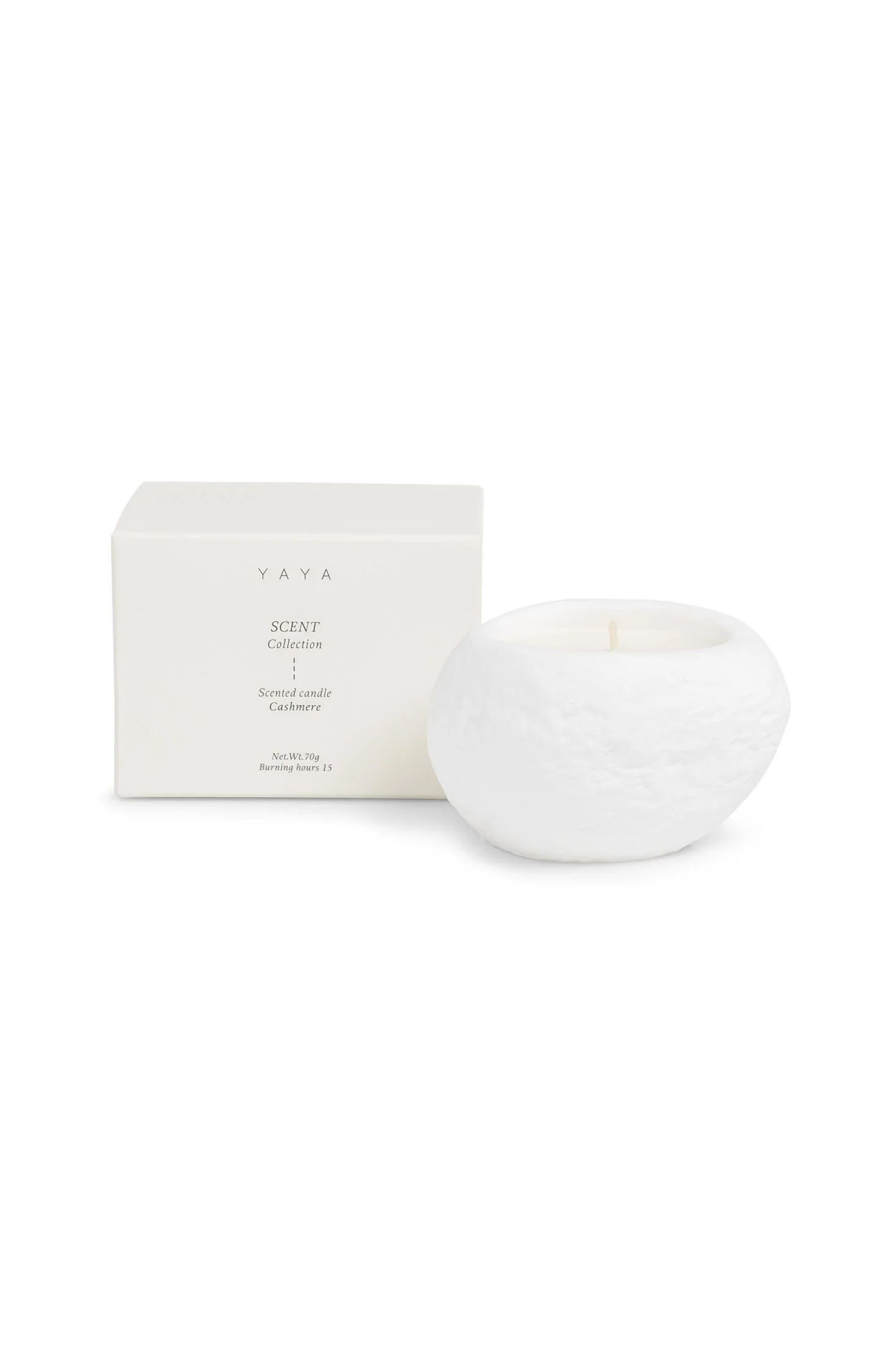 Scented candle in cement holder - Image 4