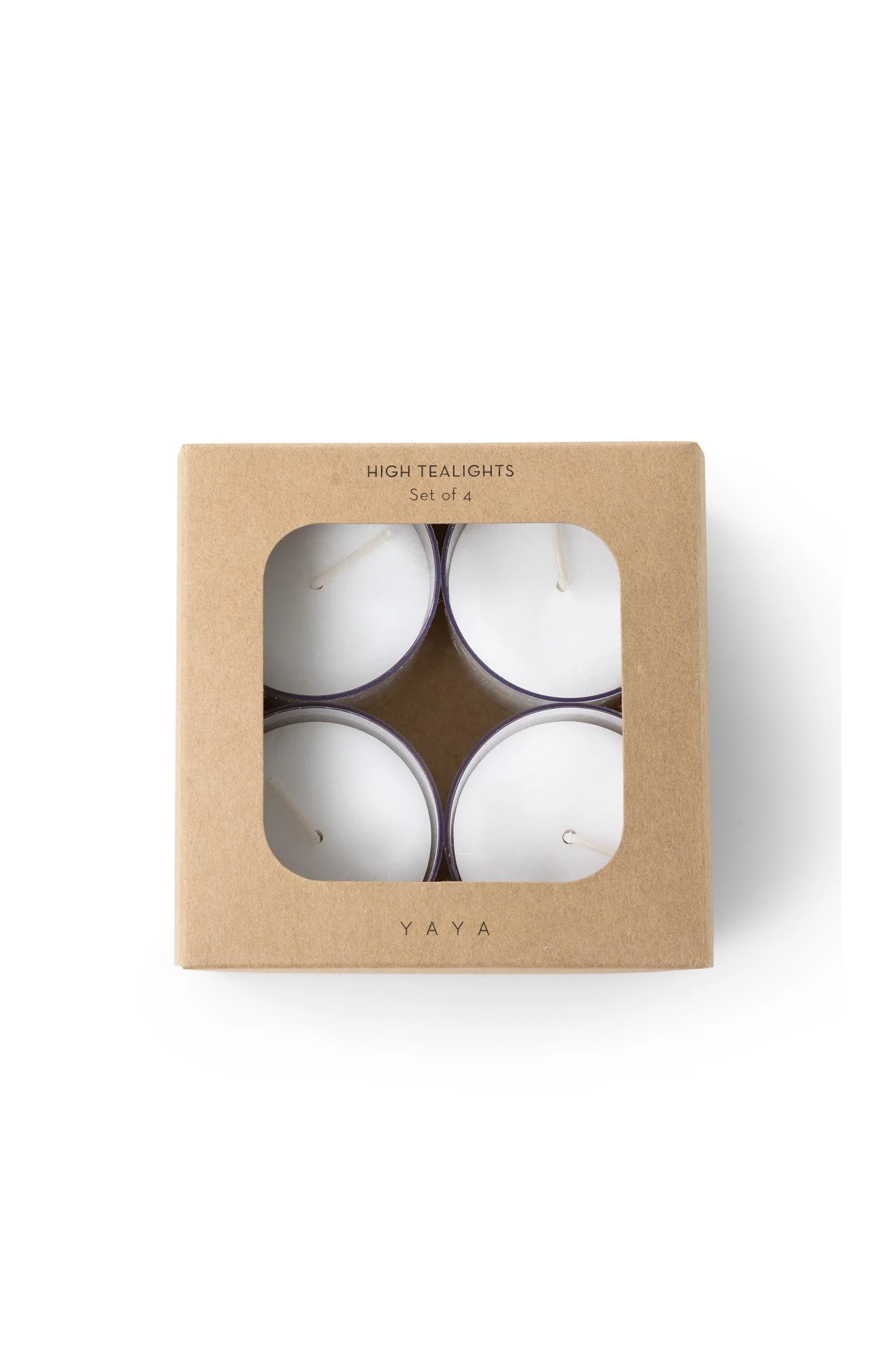 Set of 4 tall tealights - Image 3