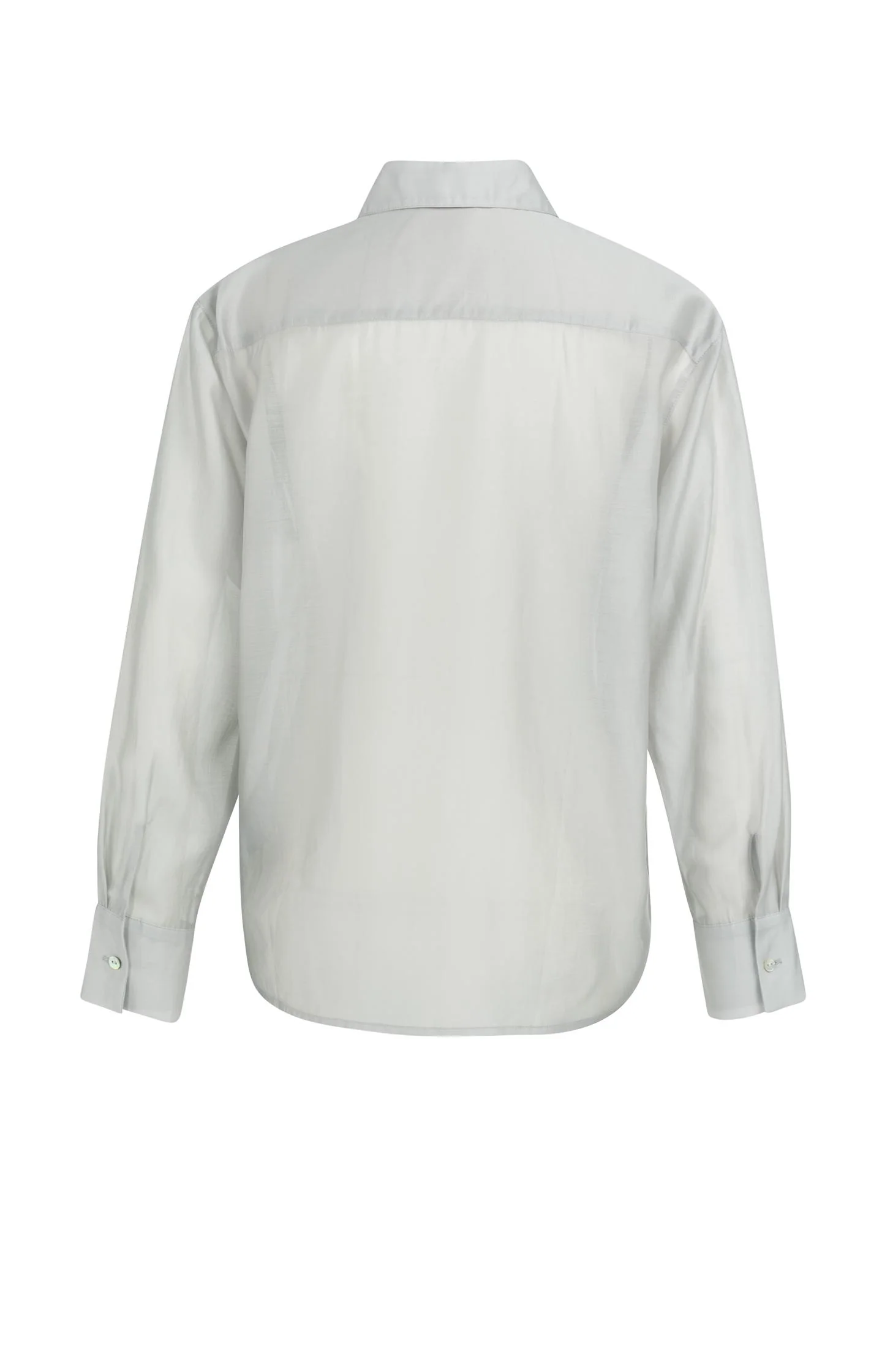 Sheer blouse with chest pockets - Image 6