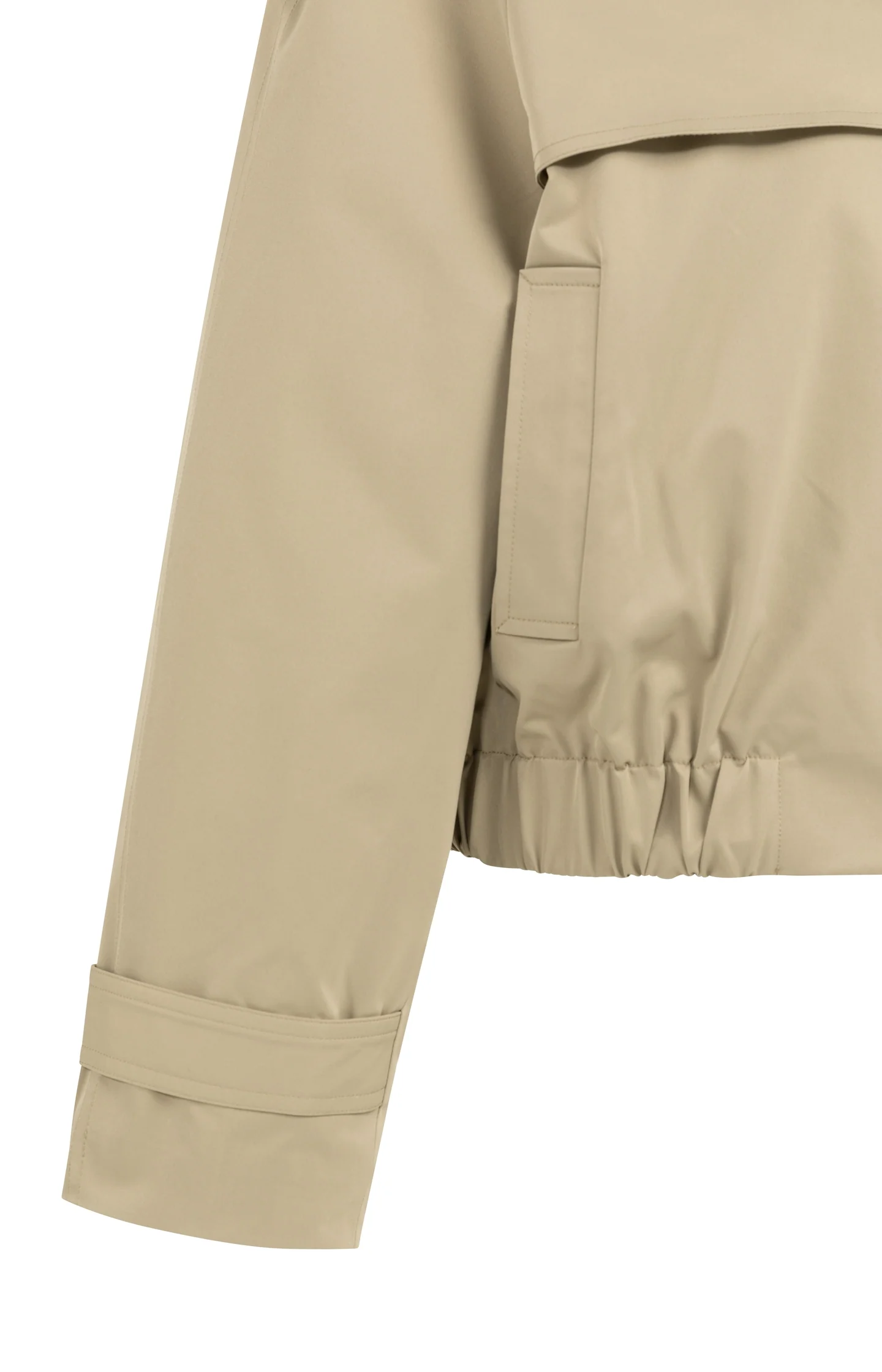 Short bomber jacket with trench details - Image 11