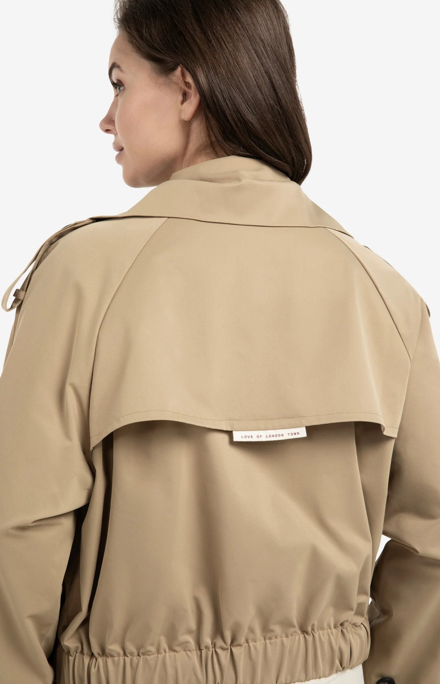 Short bomber jacket with trench details - Image 6