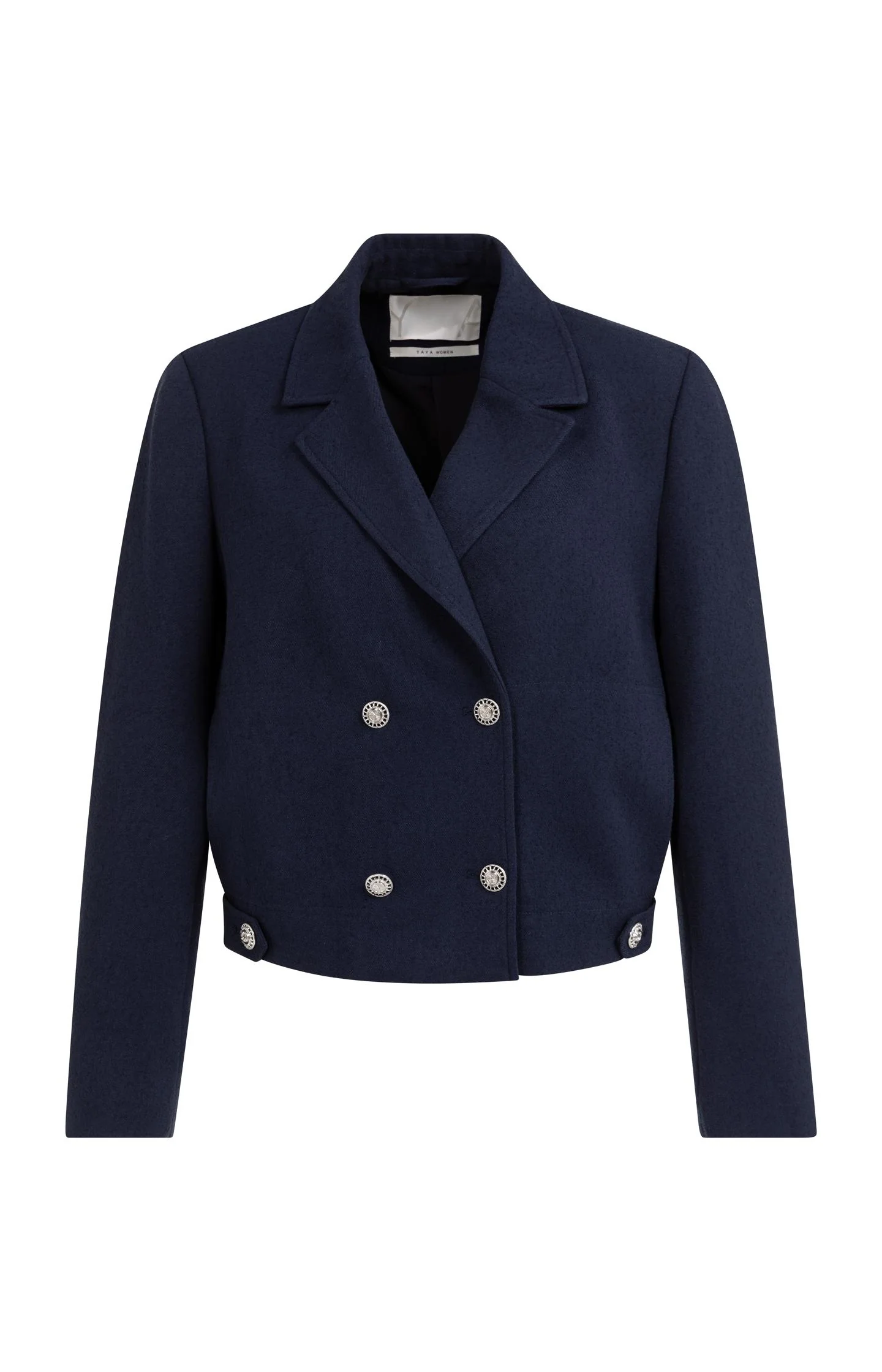 Short double-breasted blazer jacket - Image 2