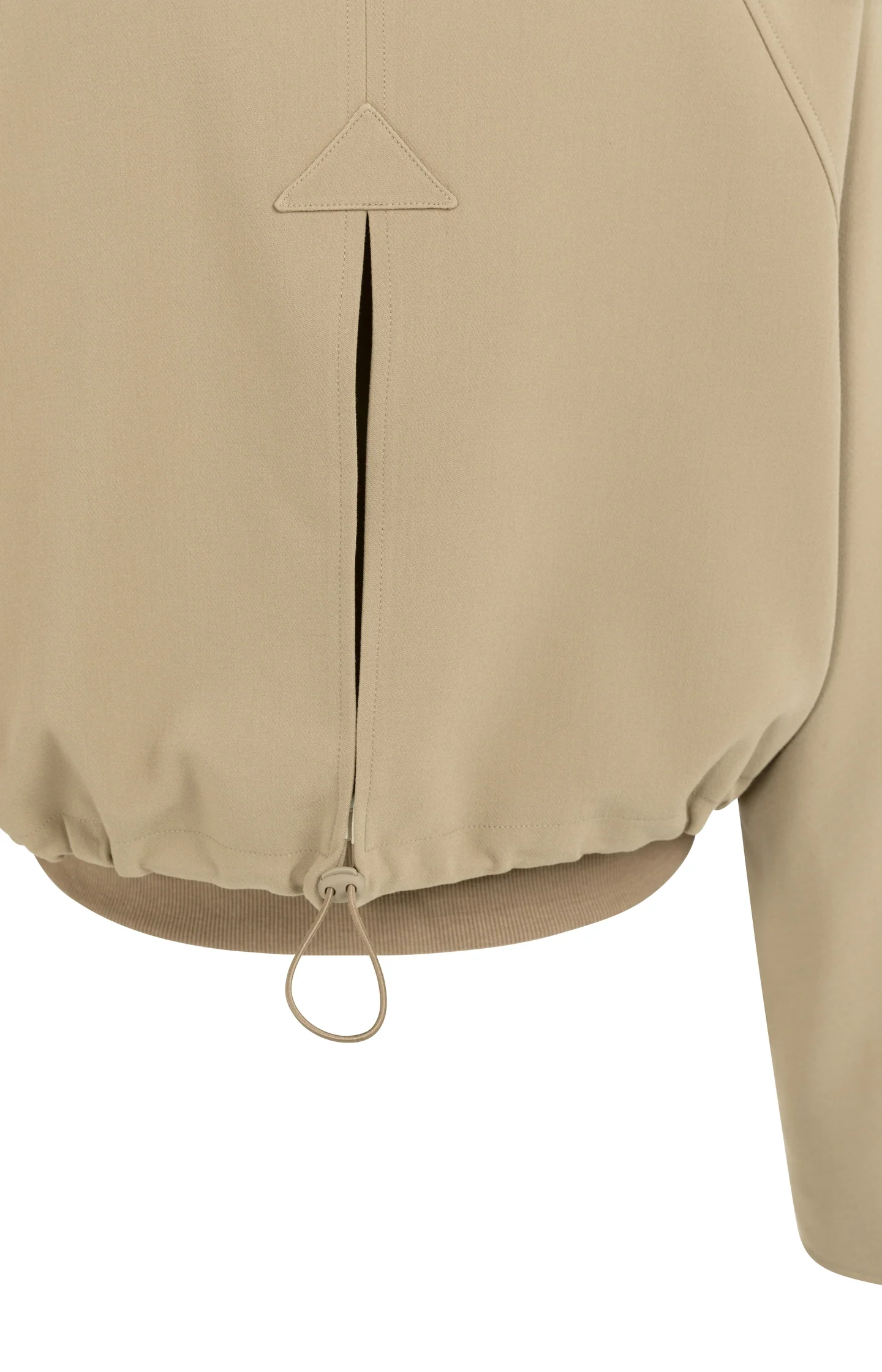 Short oversized jacket with ribbed hem - Image 11