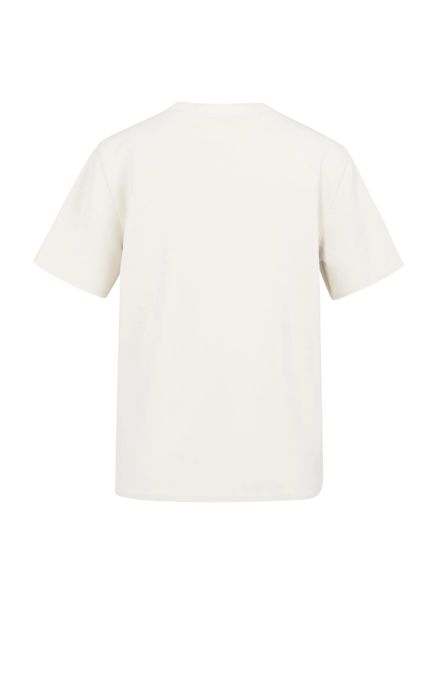 Short sleeve sweatshirt with ribbed knit neckline - Image 7
