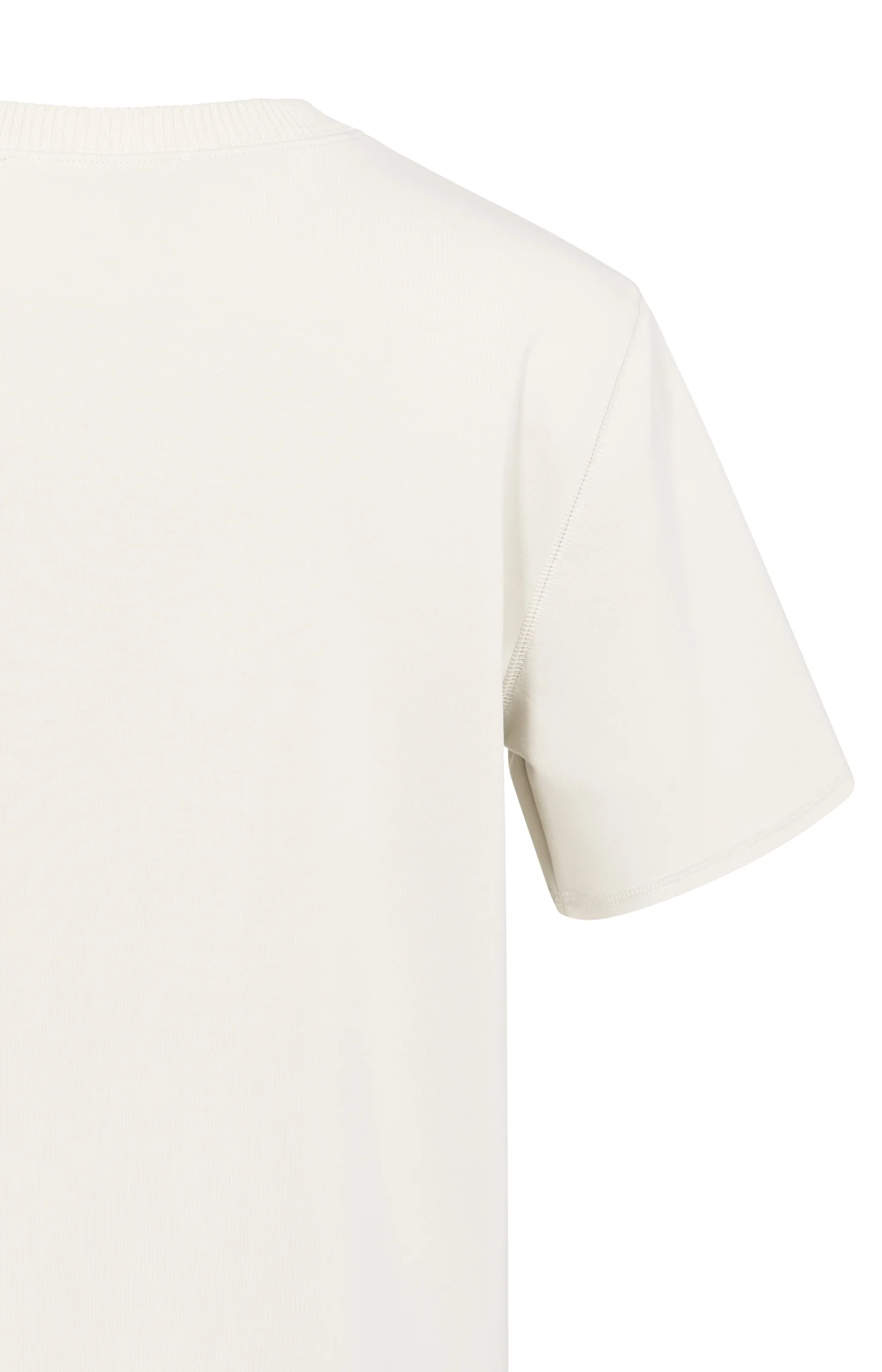 Short sleeve sweatshirt with ribbed knit neckline - Image 8