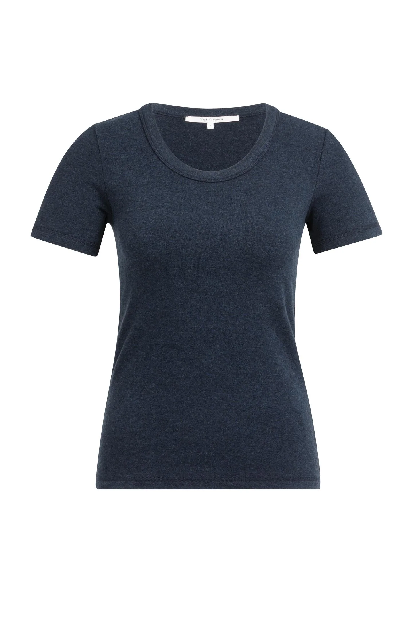 Short sleeve T-shirt with round neck - Image 2