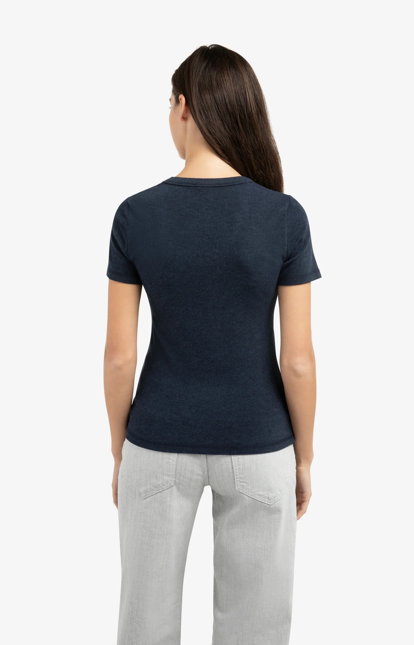 Short sleeve T-shirt with round neck - Image 3