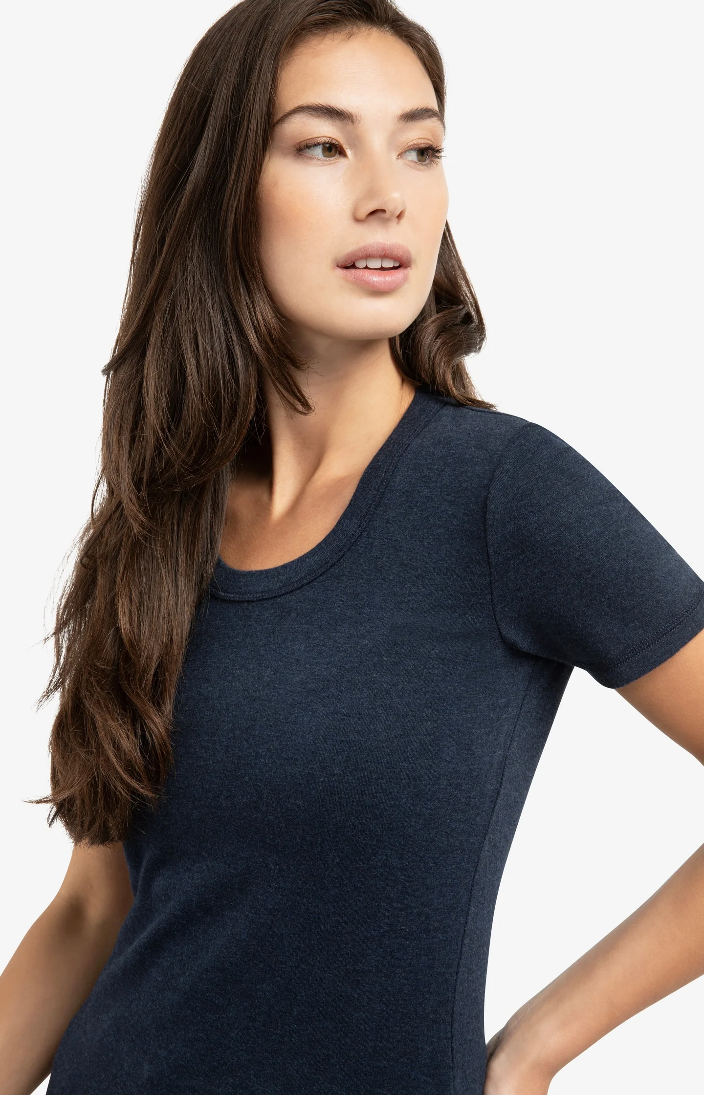 Short sleeve T-shirt with round neck - Image 4