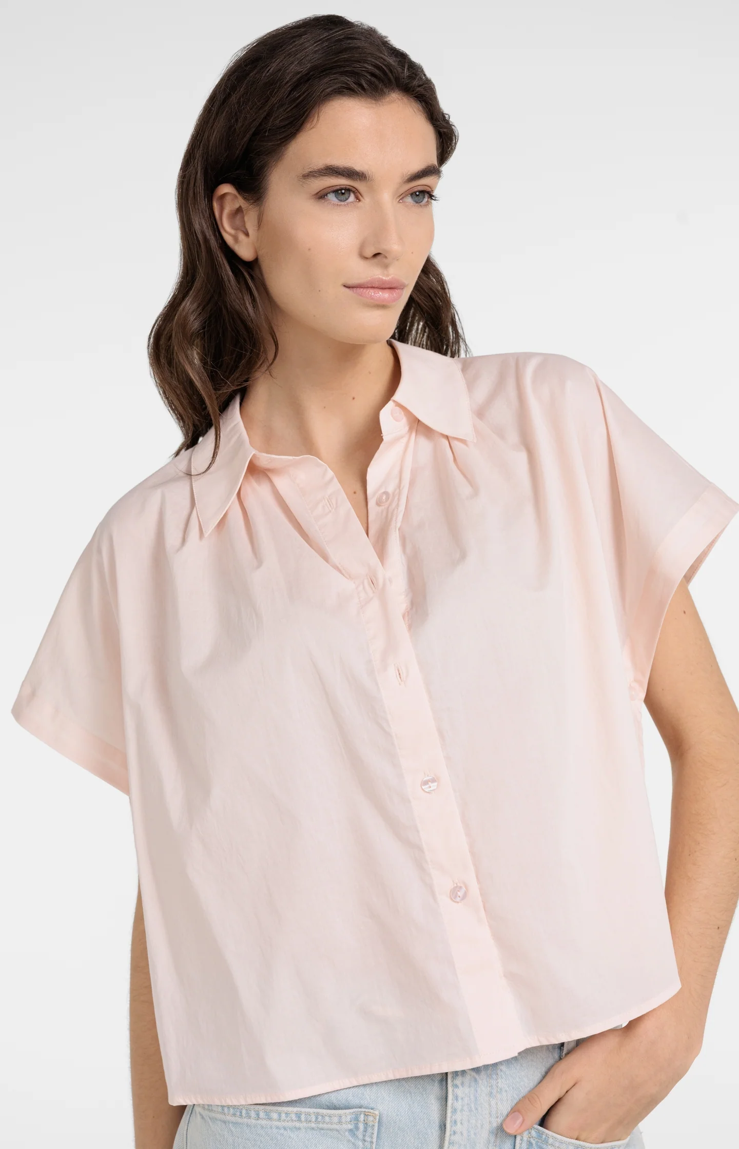 Sleeveless blouse with button details - Image 6