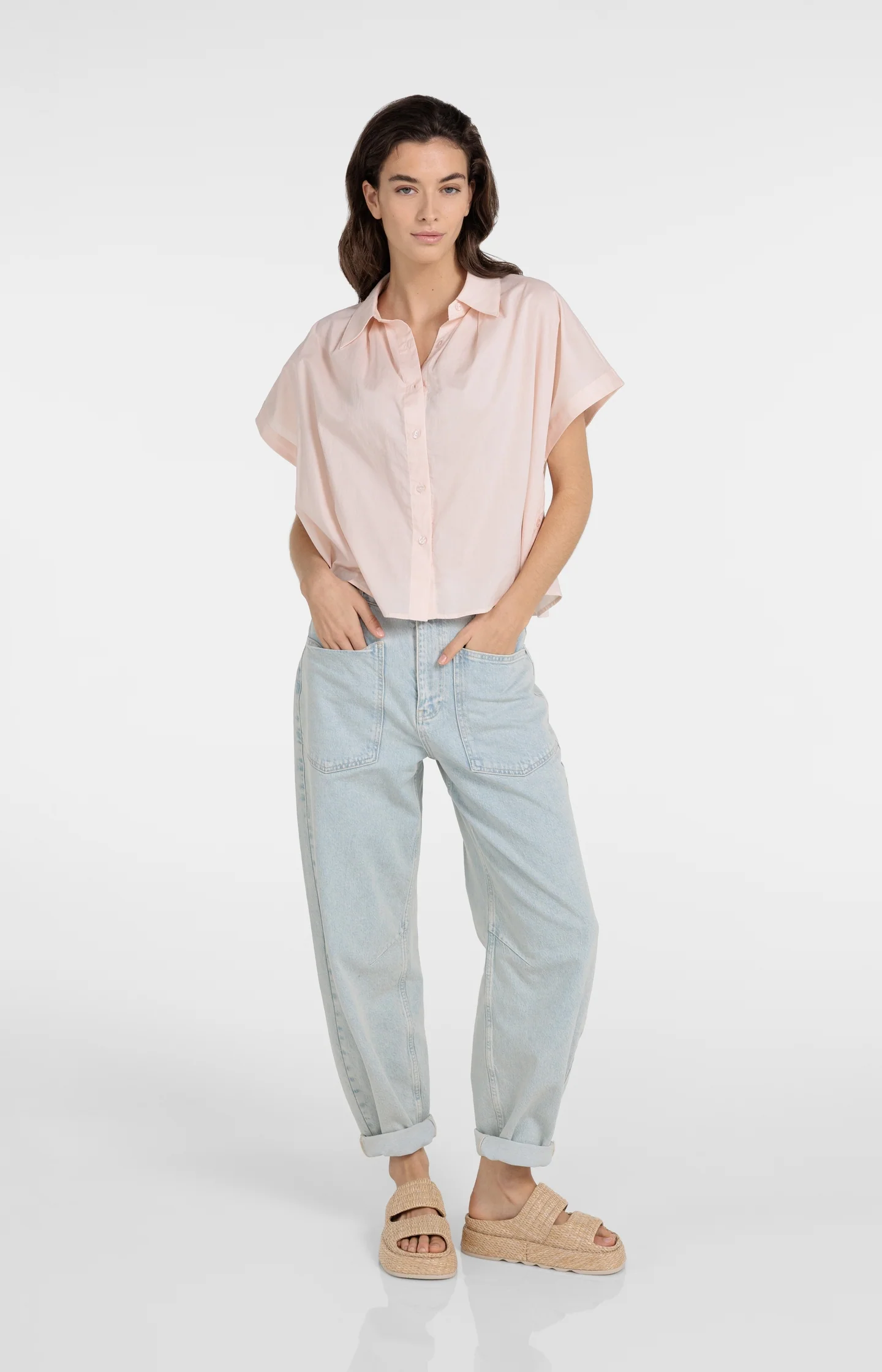 Sleeveless blouse with button details - Image 8