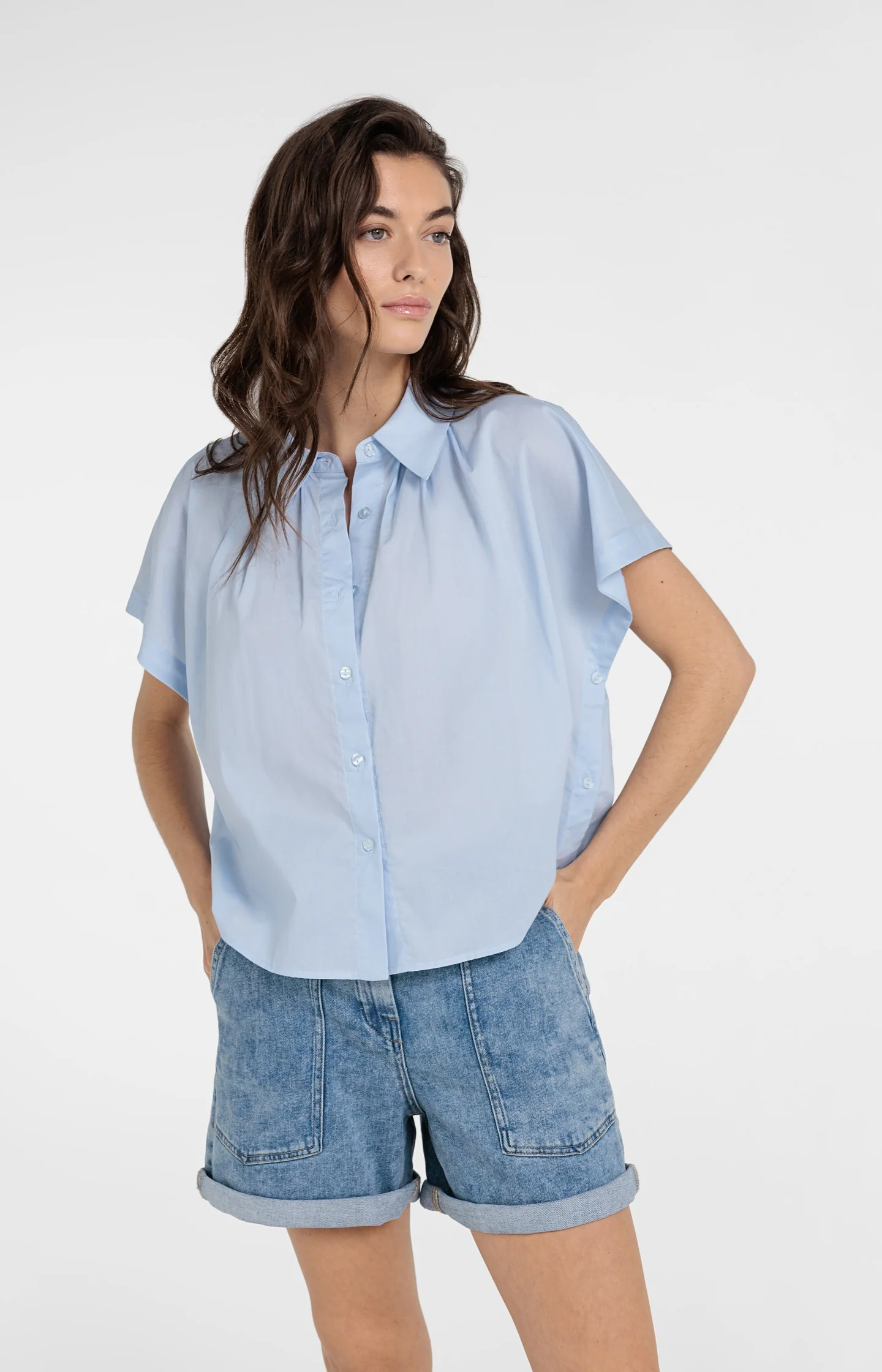 Sleeveless blouse with button details - Image 7