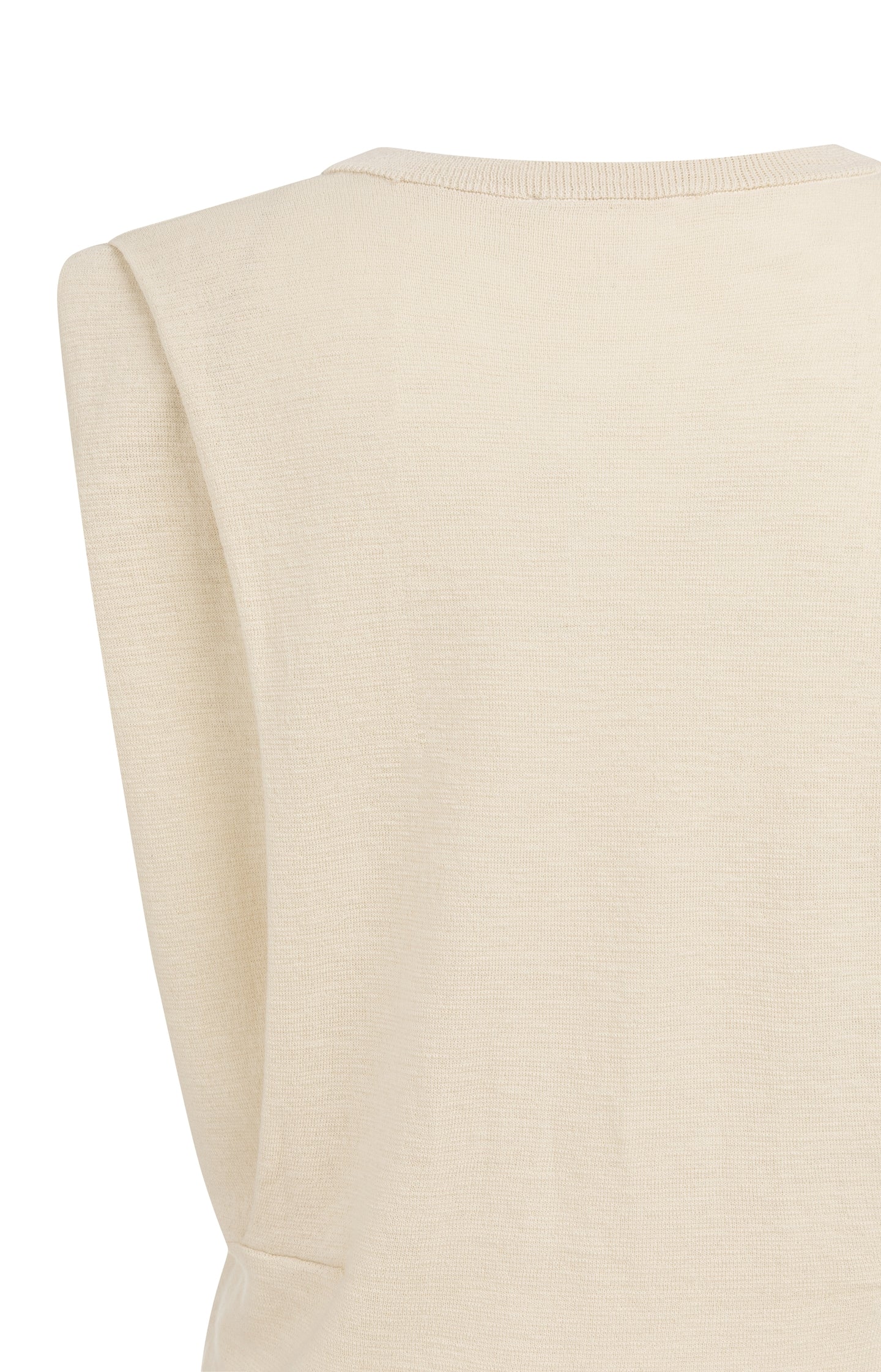 Sleeveless cardigan with shoulder detail and buttons - Image 4