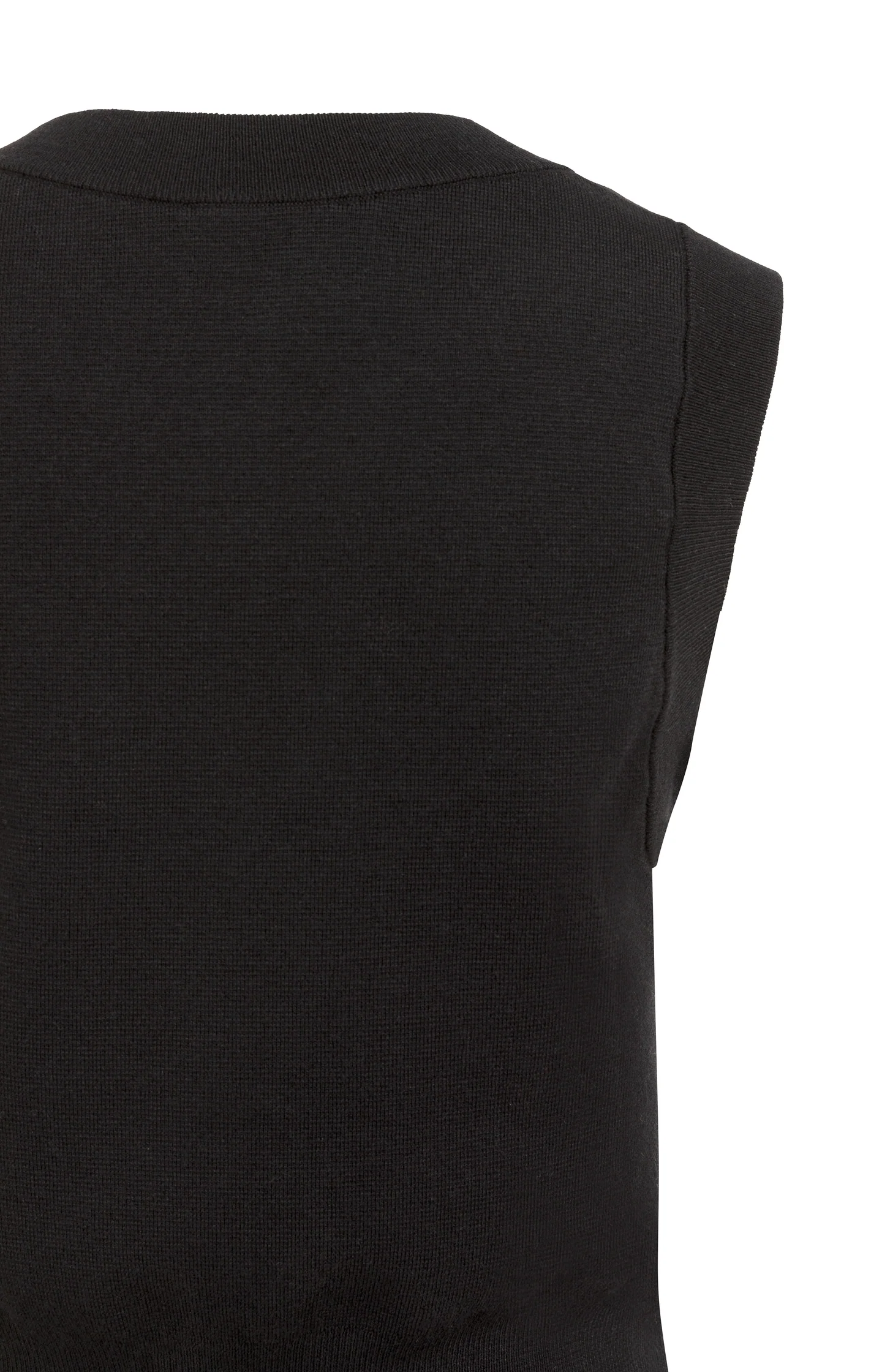 Sleeveless fine knitted cardigan with button closure - Image 9
