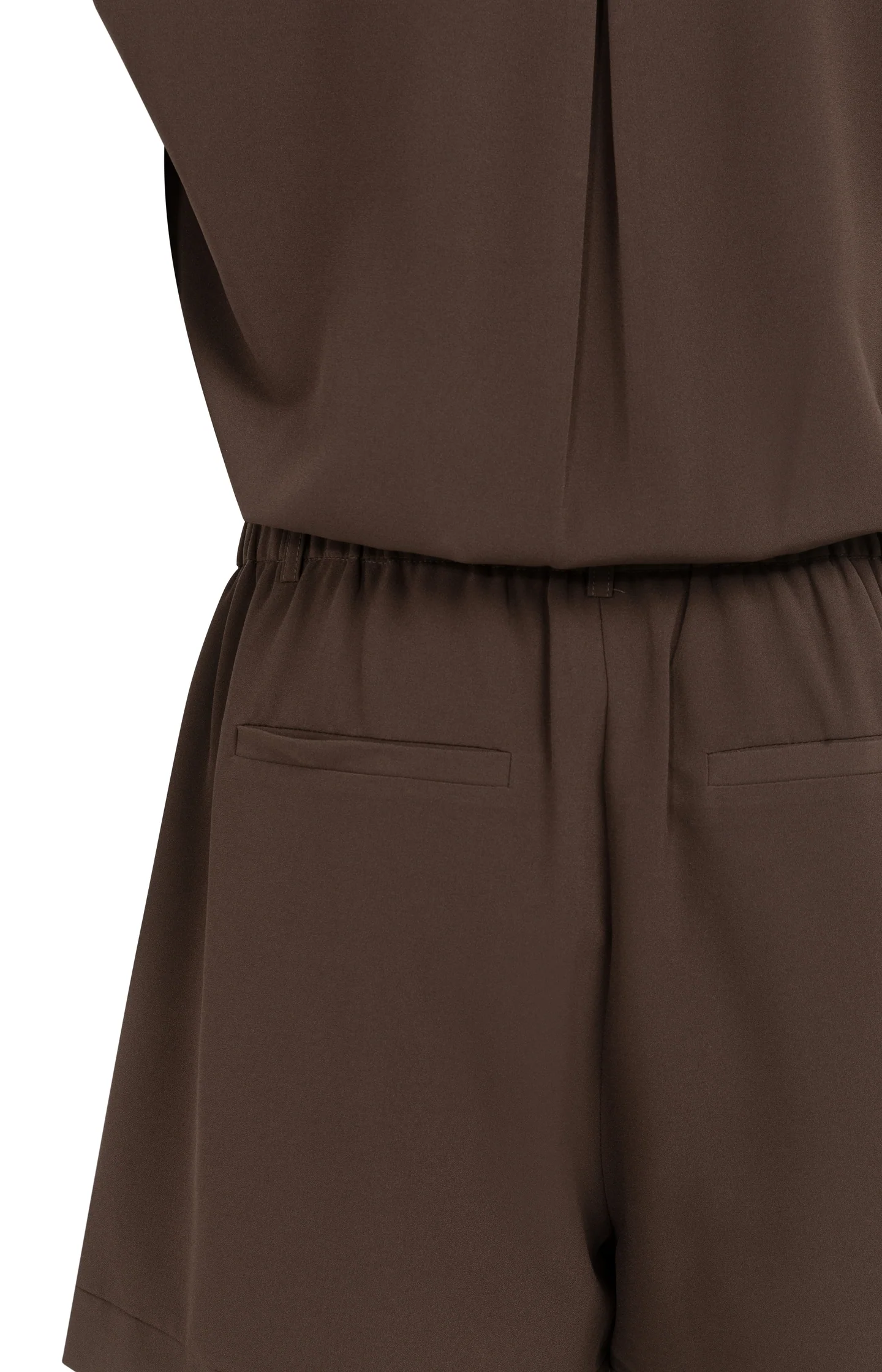 Sleeveless playsuit with wrap effect - Image 9