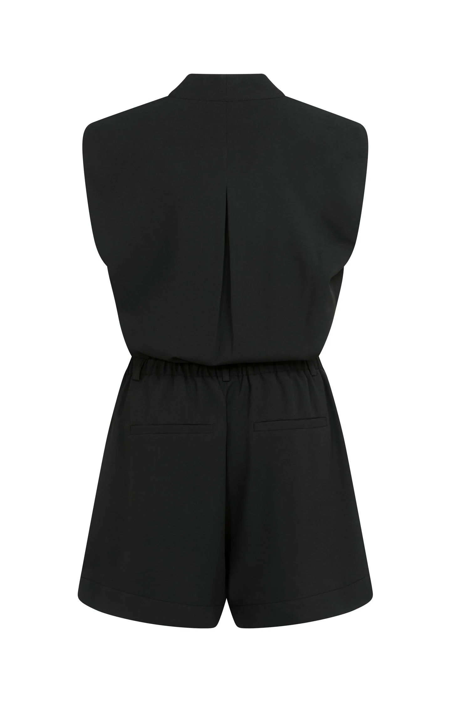 Sleeveless playsuit with wrap effect - Image 8