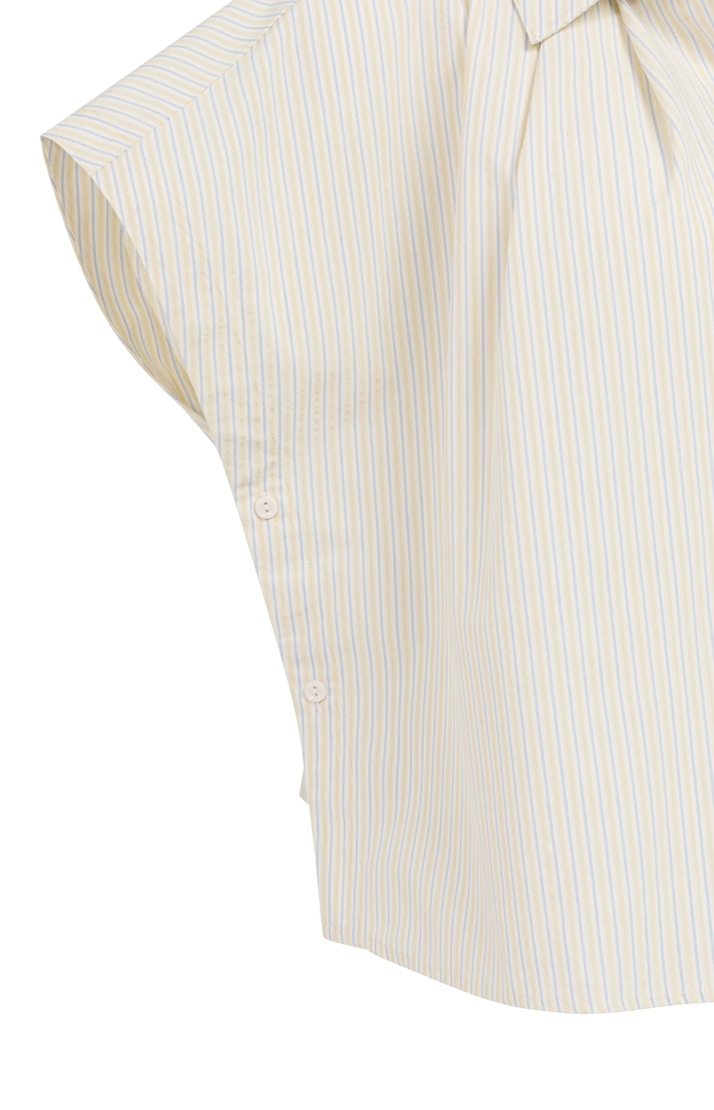 Sleeveless striped blouse with button detail - Image 10