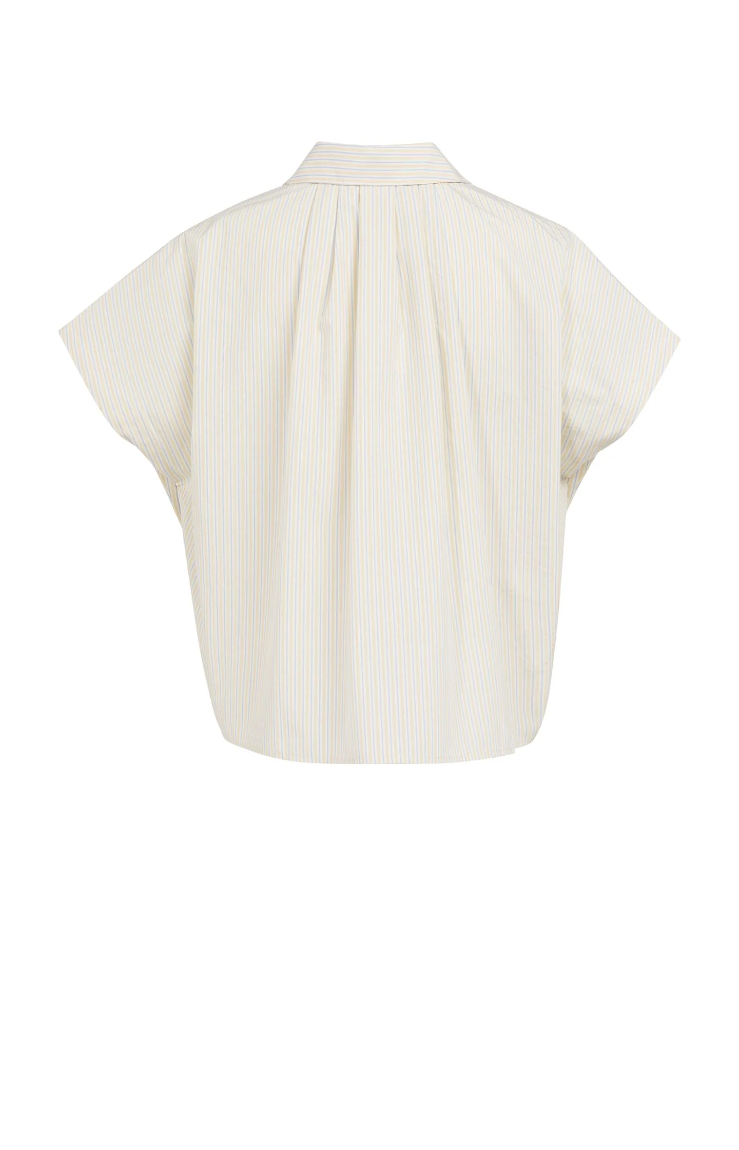 Sleeveless striped blouse with button detail - Image 9