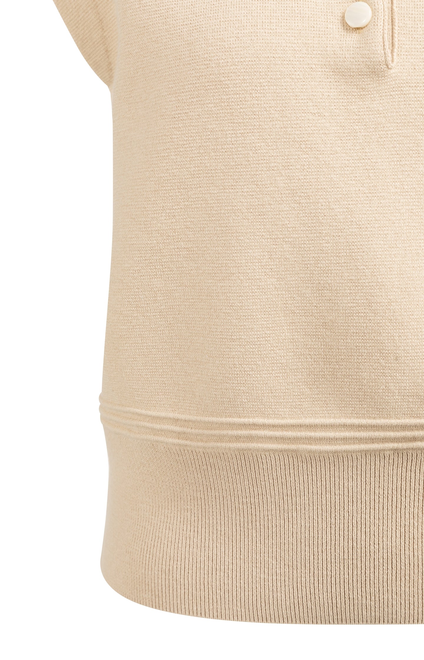 Sleeveless sweater with collar and buttons - Image 7