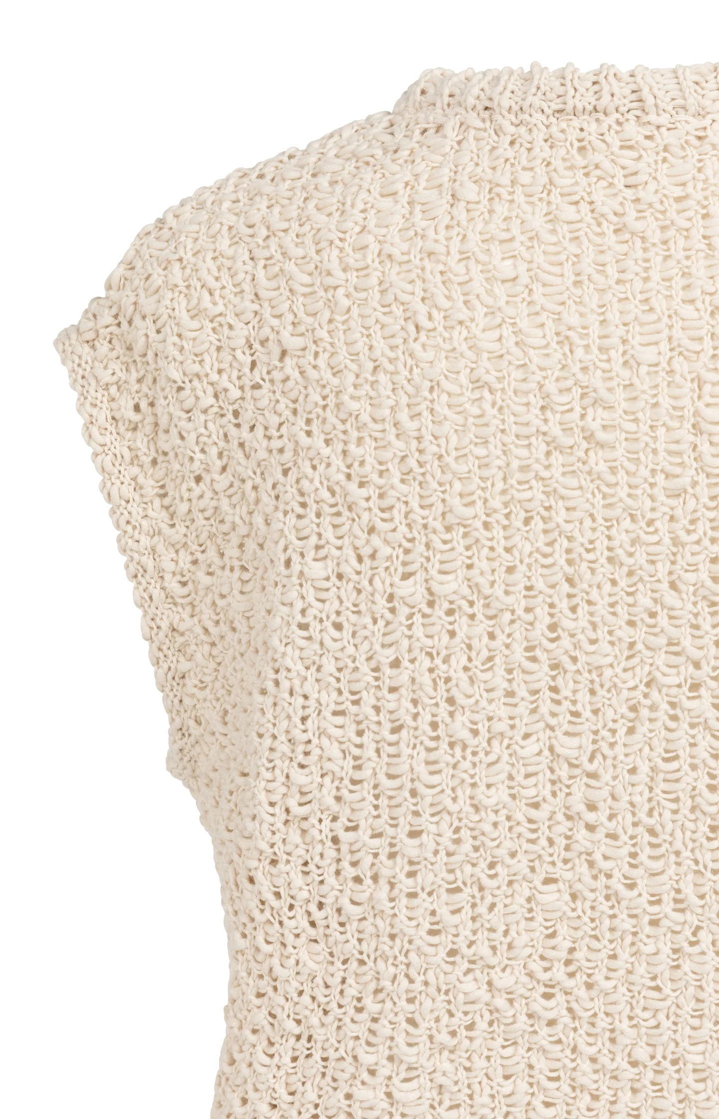 Sleeveless sweater with open-knit texture - Image 11