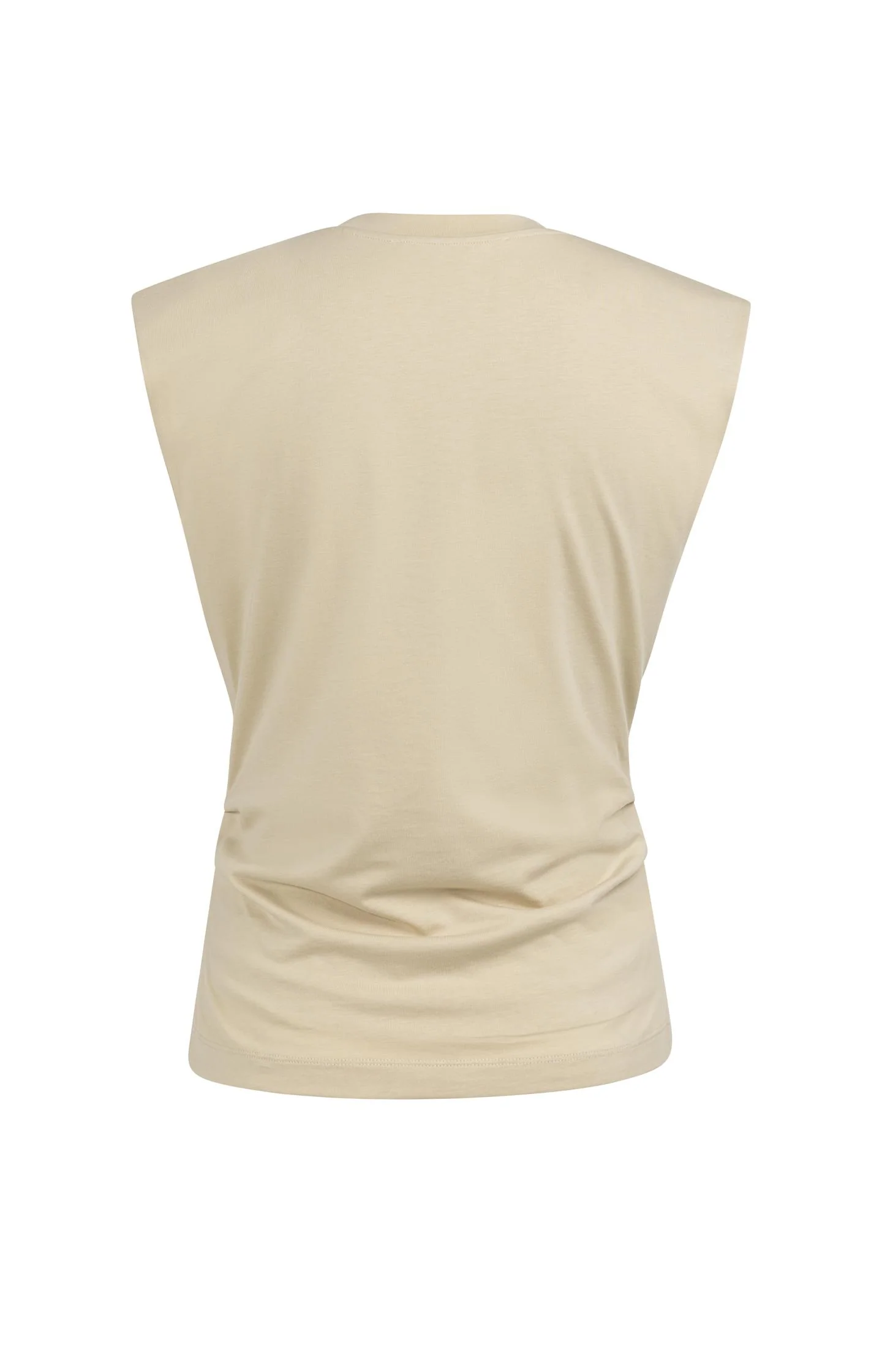 Sleeveless top with pleated sideseams - Image 8