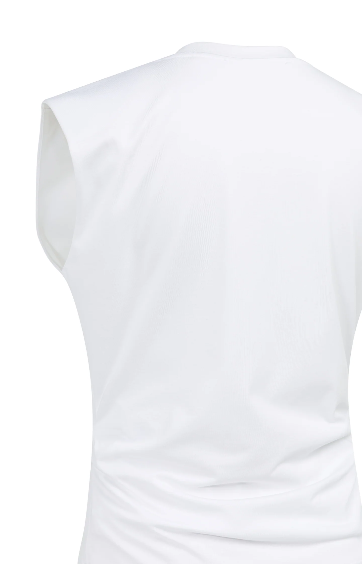 Sleeveless top with pleated sideseams - Image 10