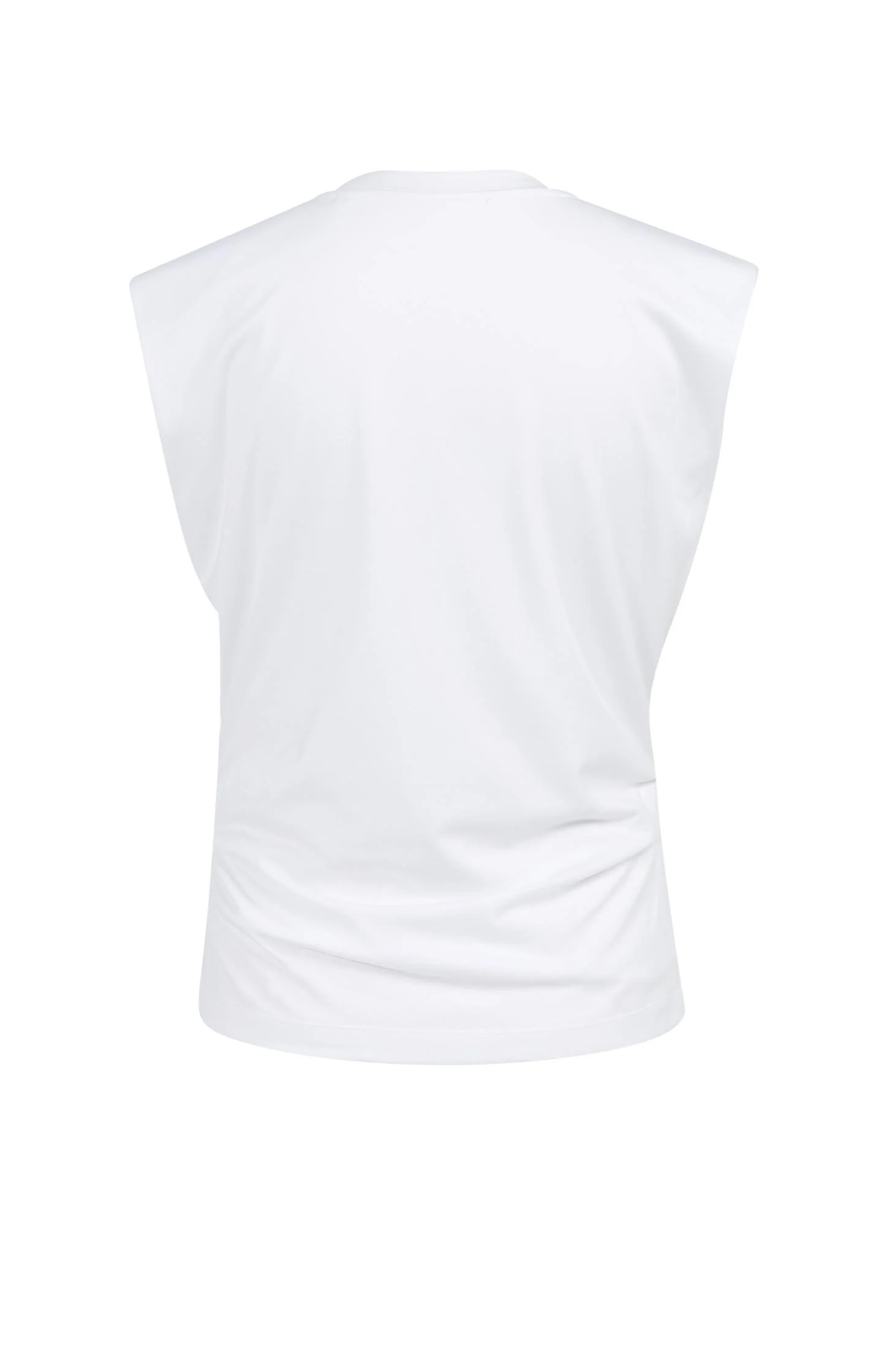 Sleeveless top with pleated sideseams - Image 9