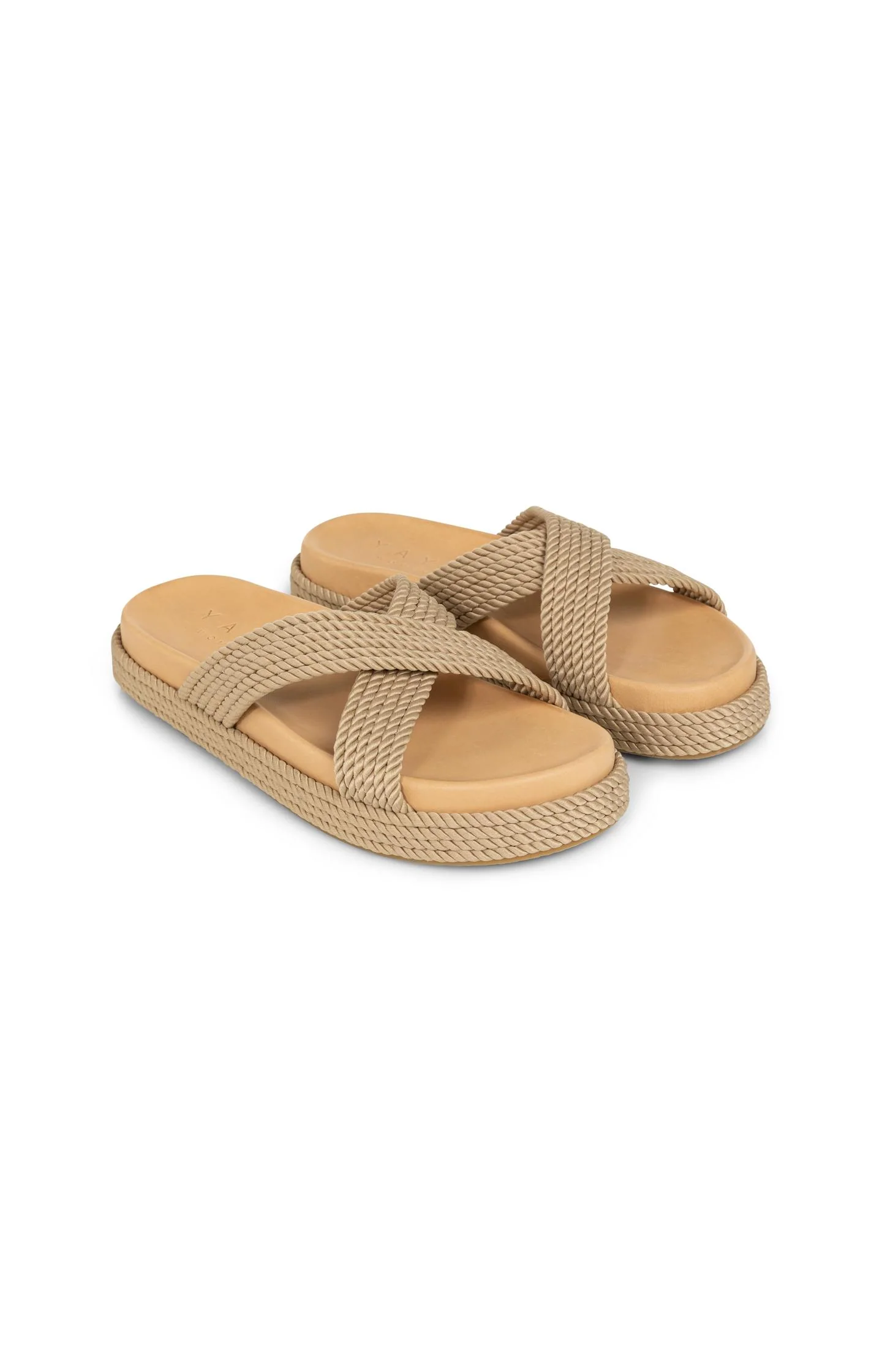 Slide sandals with rope detail - Image 5