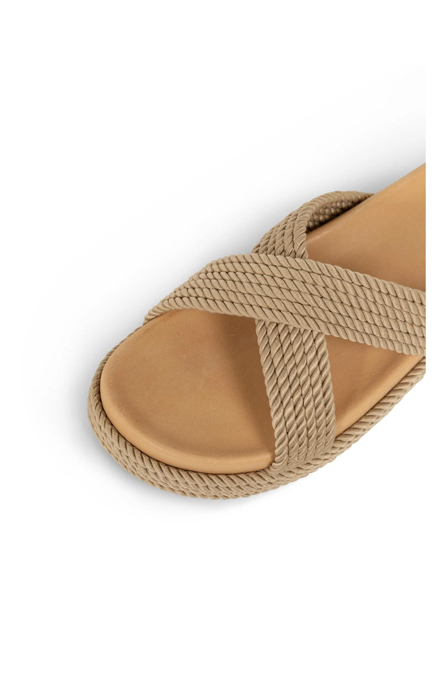 Slide sandals with rope detail - Image 9