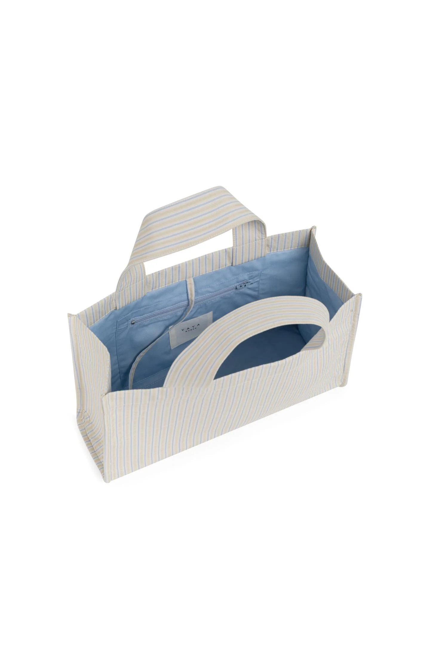 Small striped tote bag - Image 4