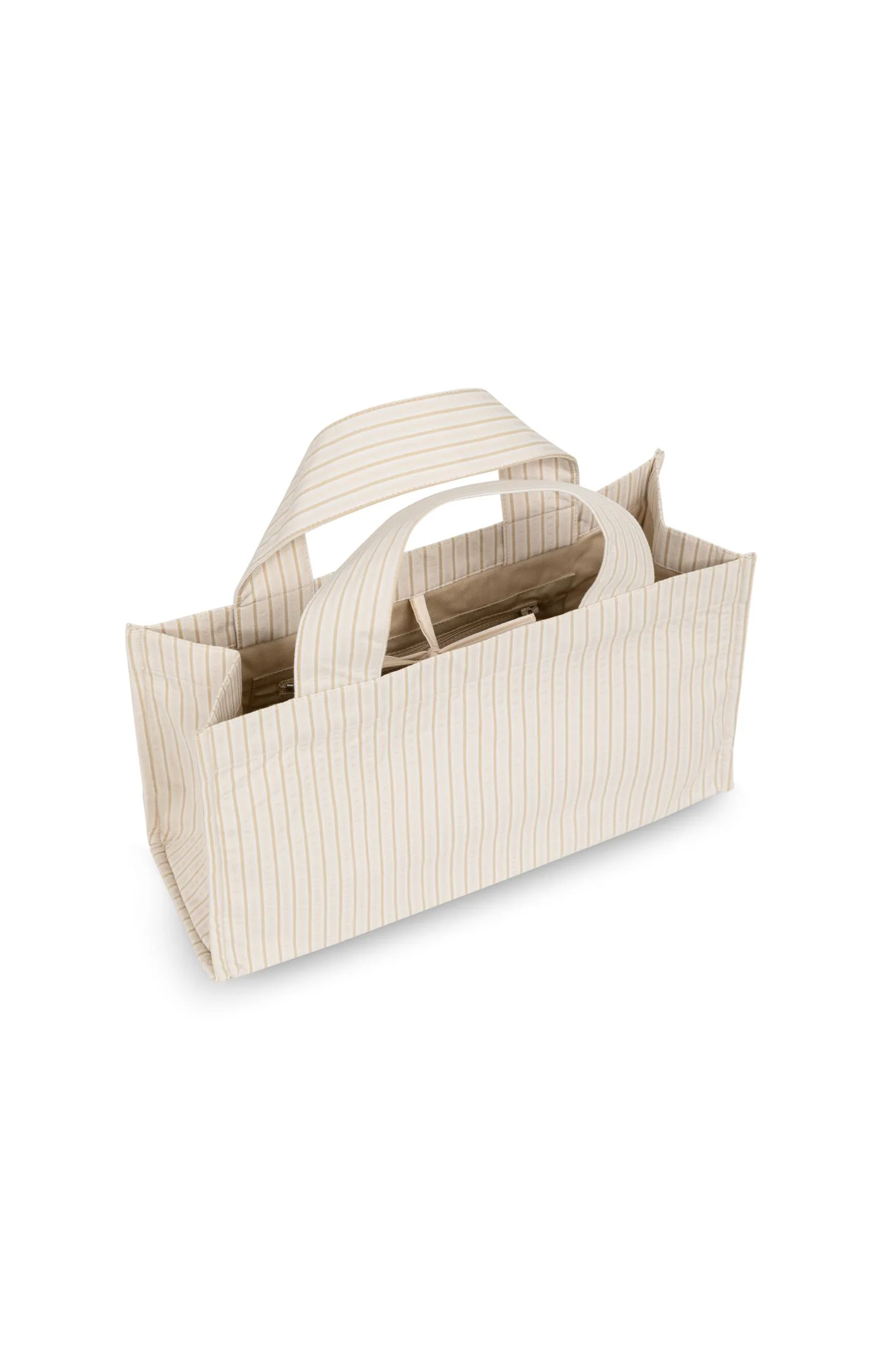 Small striped tote bag - Image 3
