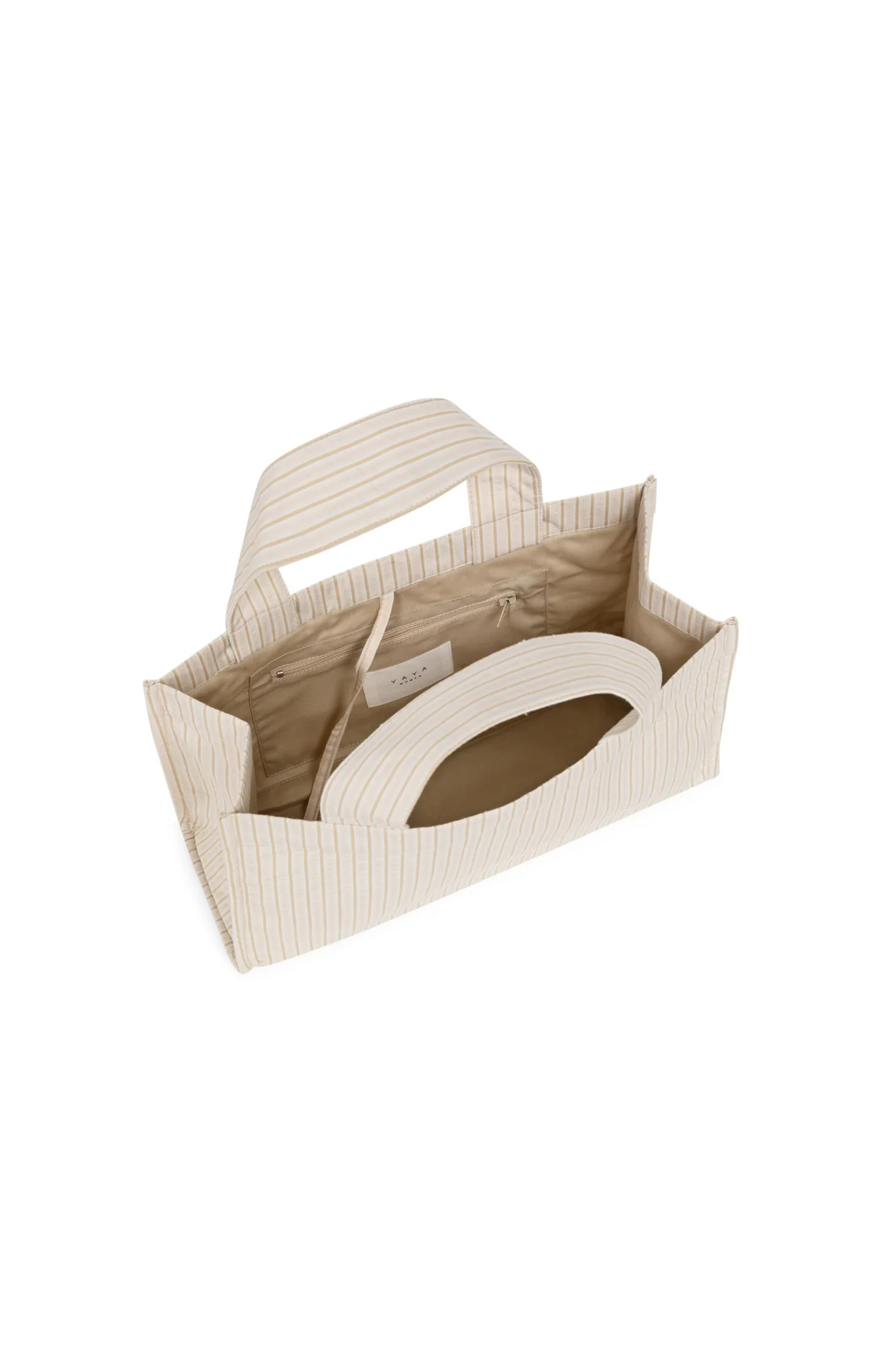 Small striped tote bag - Image 4