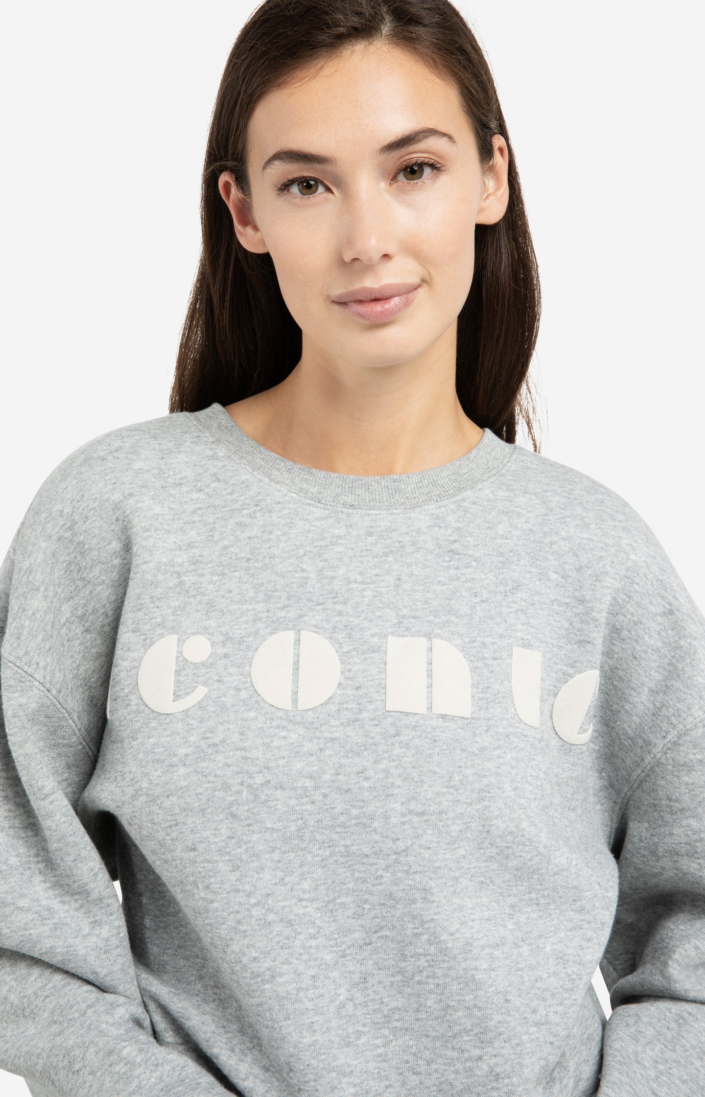 Soft sweater with chest artwork 'iconic' - Image 6